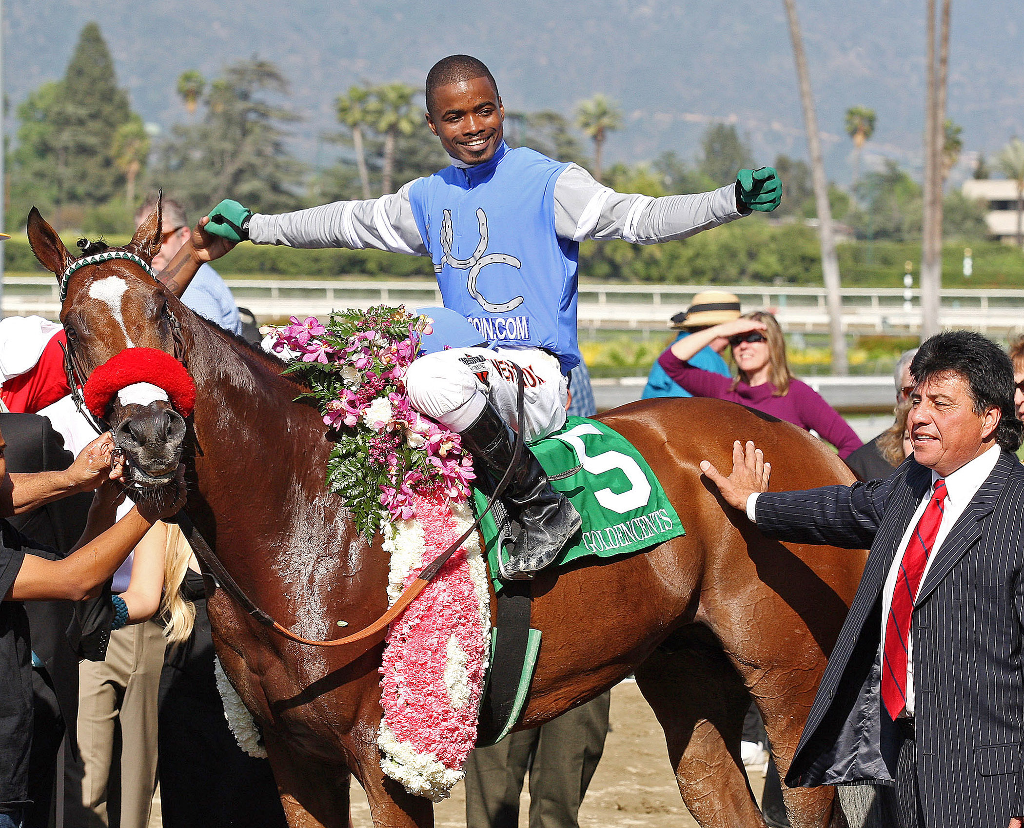 Kevin Krigger, Goldencents, Santa Anita Derby