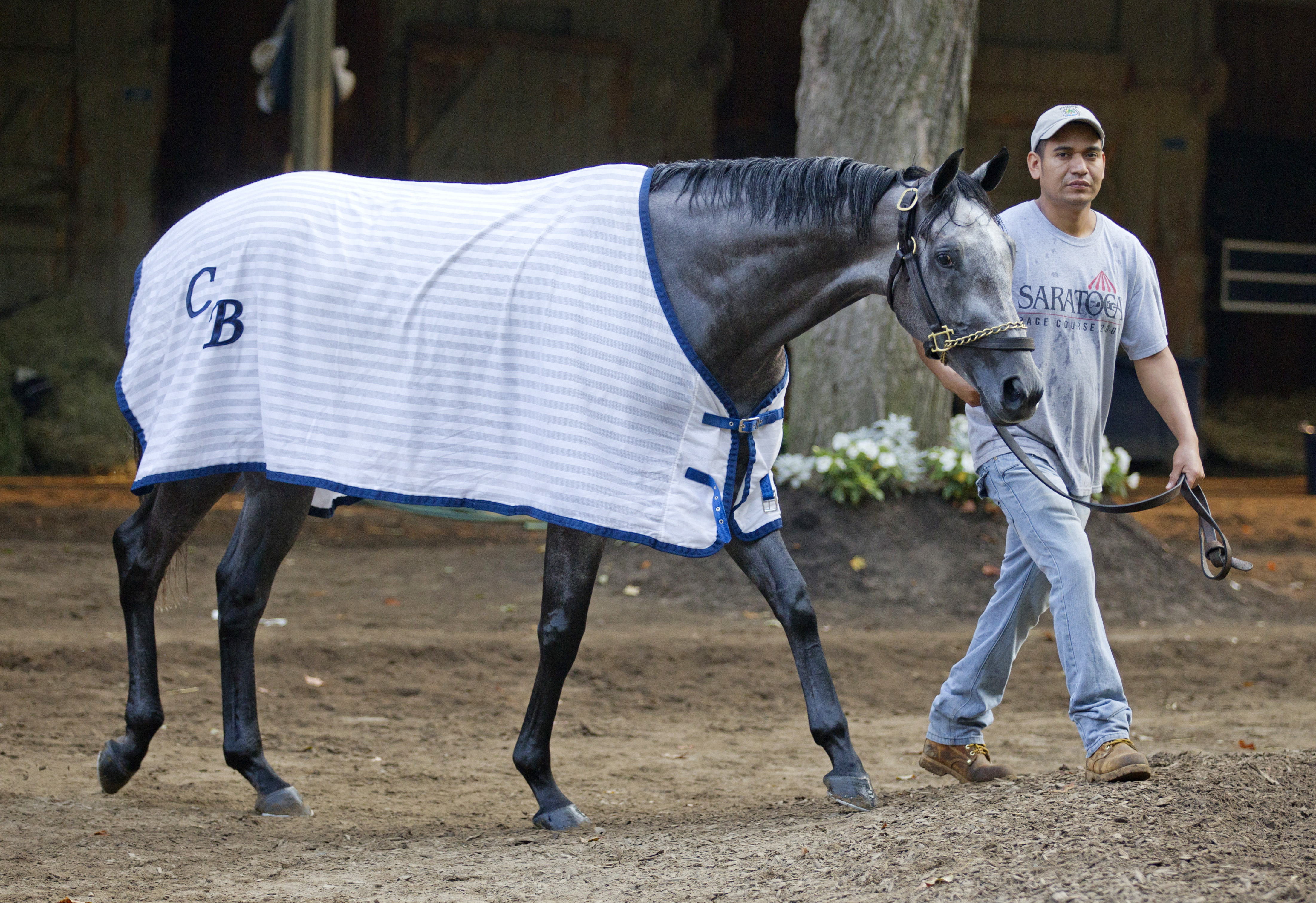 Goldy Espony at Saratoga on Sept. 3