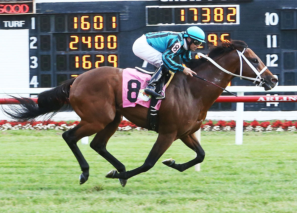 Good Bye Greg wins a July 21 allowance race