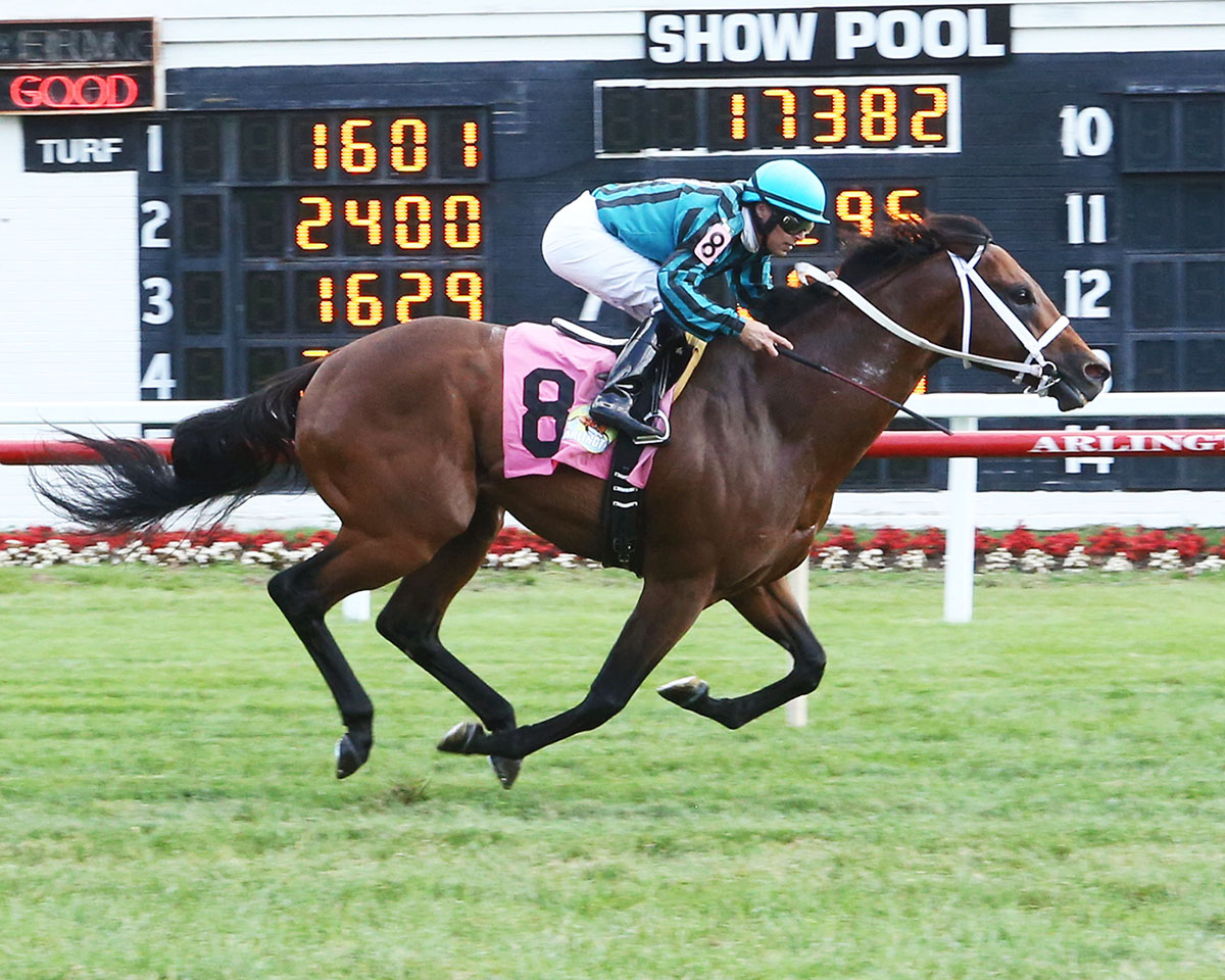 Good Bye Greg wins a July 21 allowance race