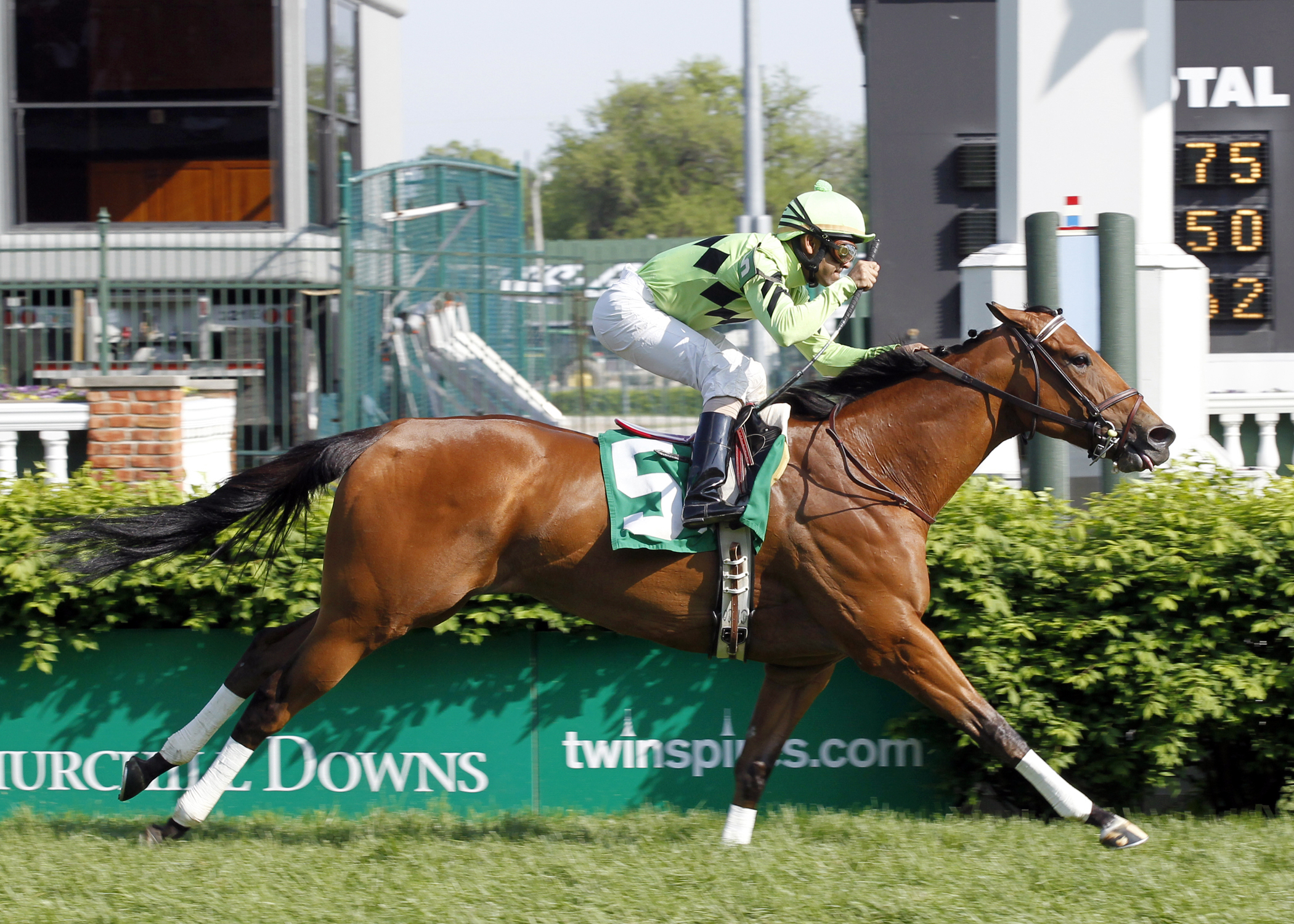 Good Deed wins the 2013 Unbridled Sidney Stakes