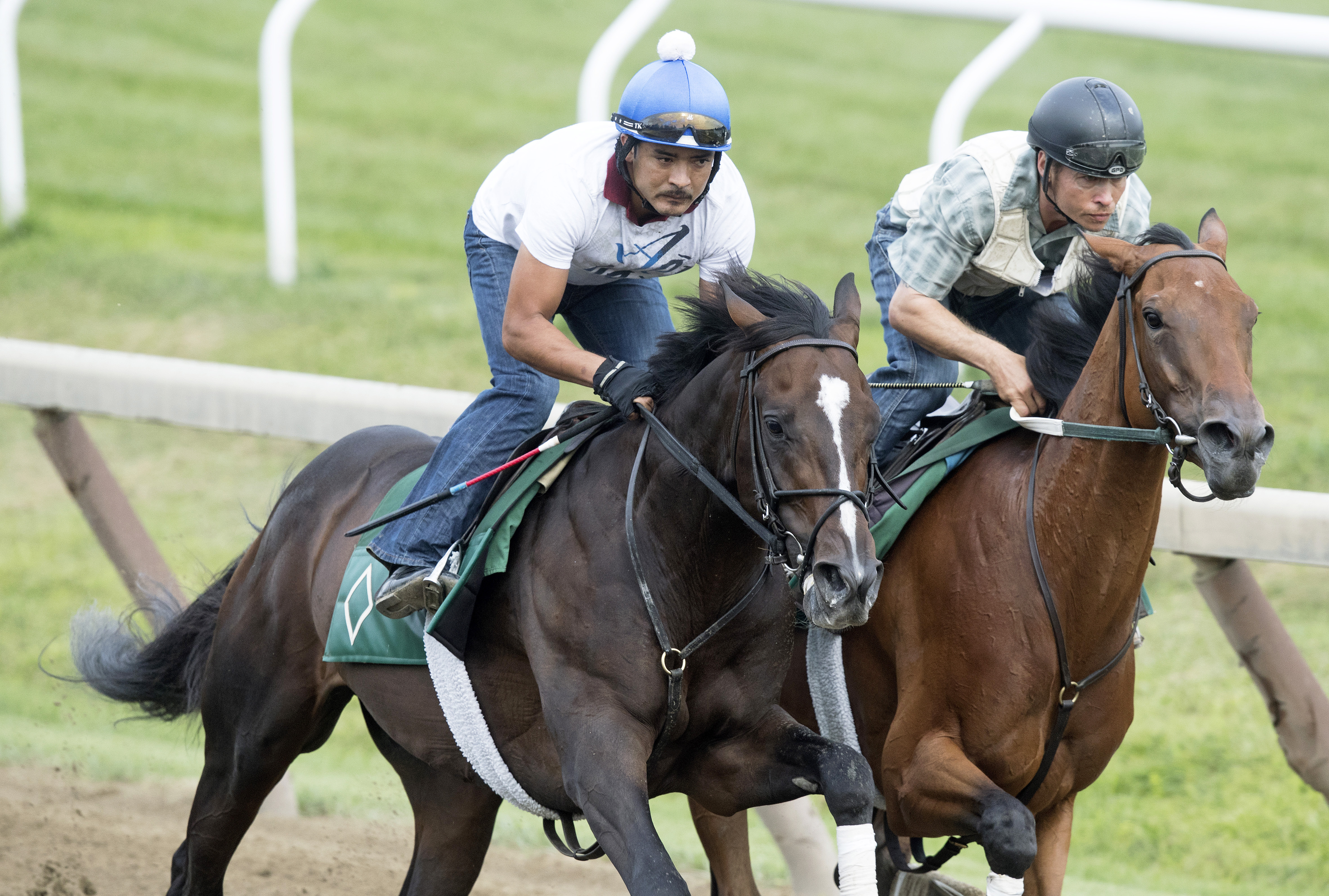 Good Samaritan trains at Saratoga in August 2017