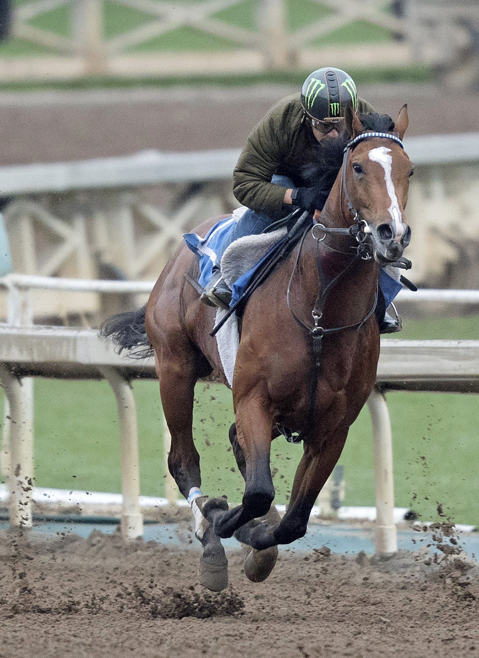 Gormley trains on Feb. 20