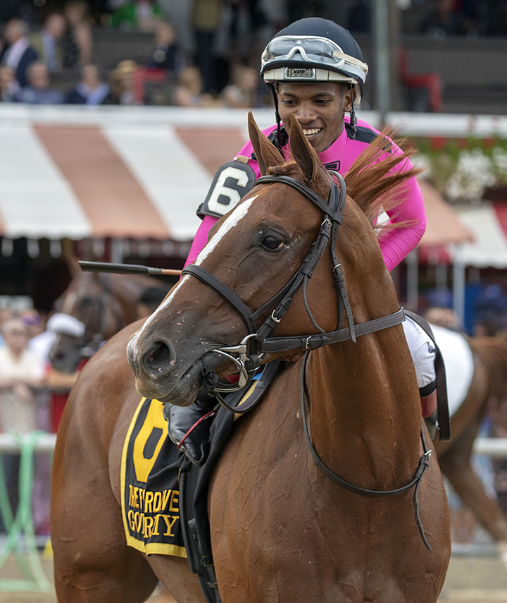 Got Stormy after the Fourstardave Handicap at Saratoga Race Course