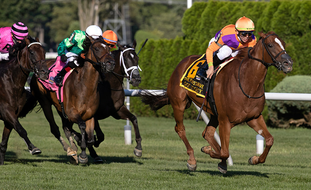 Got Stormy wins the 2021 Fourstardave at Saratoga Race Course