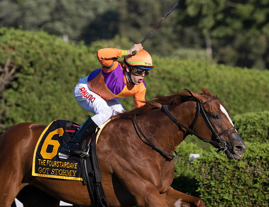 Got Stormy wins the 2021 Fourstardave at Saratoga Race Course