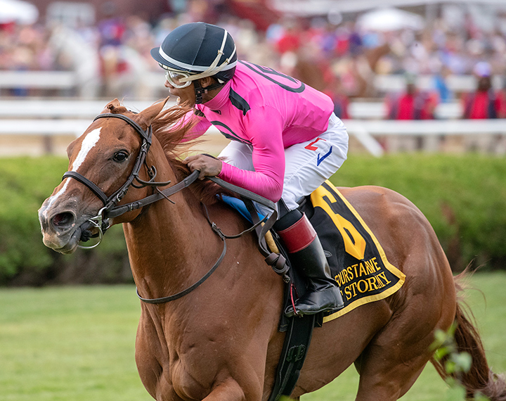 Got Stormy wins the 2019 Fourstardave at Saratoga Race Course