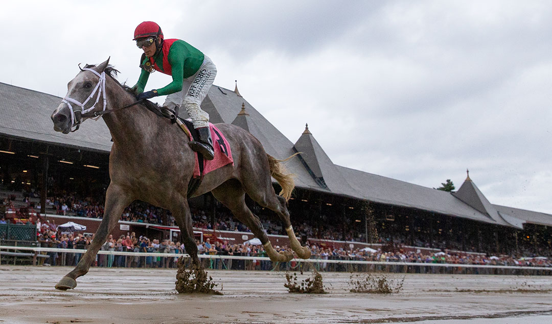 Gouverneur Morris wins a Sept. 2 maiden race at Saratoga Race Course