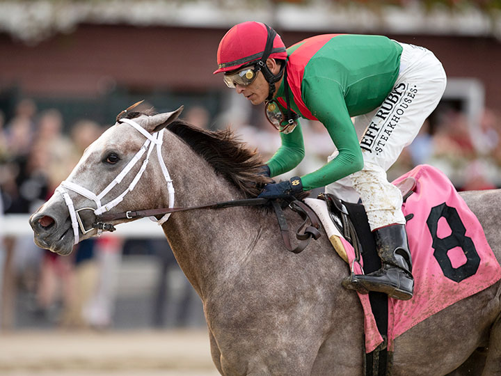 Gouverneur Morris wins a Sept. 2 maiden race at Saratoga Race Course