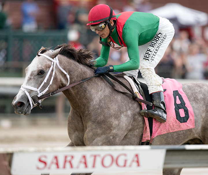 Gouverneur Morris wins a Sept. 2 maiden race at Saratoga Race Course