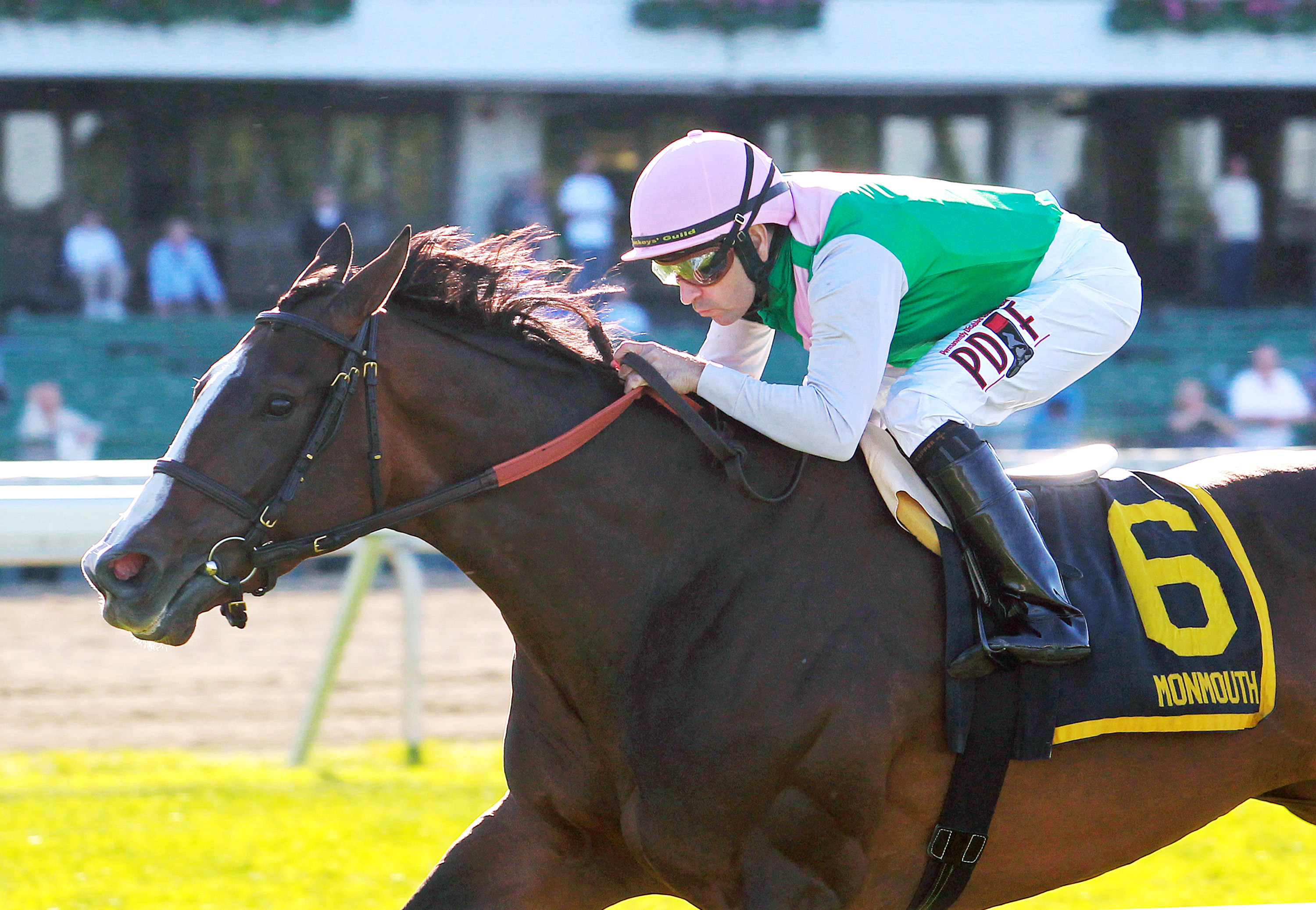 Grand Jete wins the 2017 Eatontown Stakes