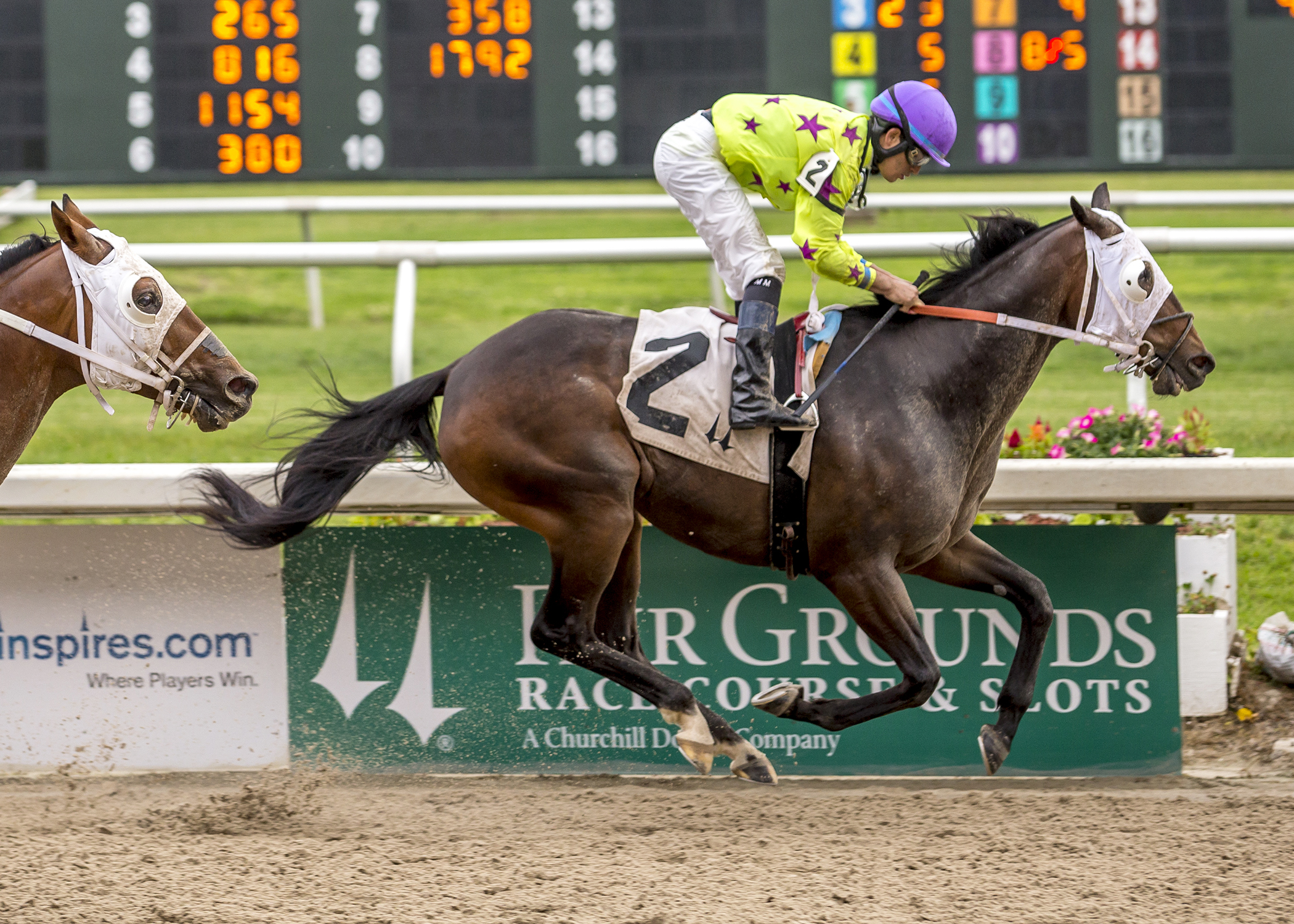 Grande Basin wins the Star Guitar Stakes