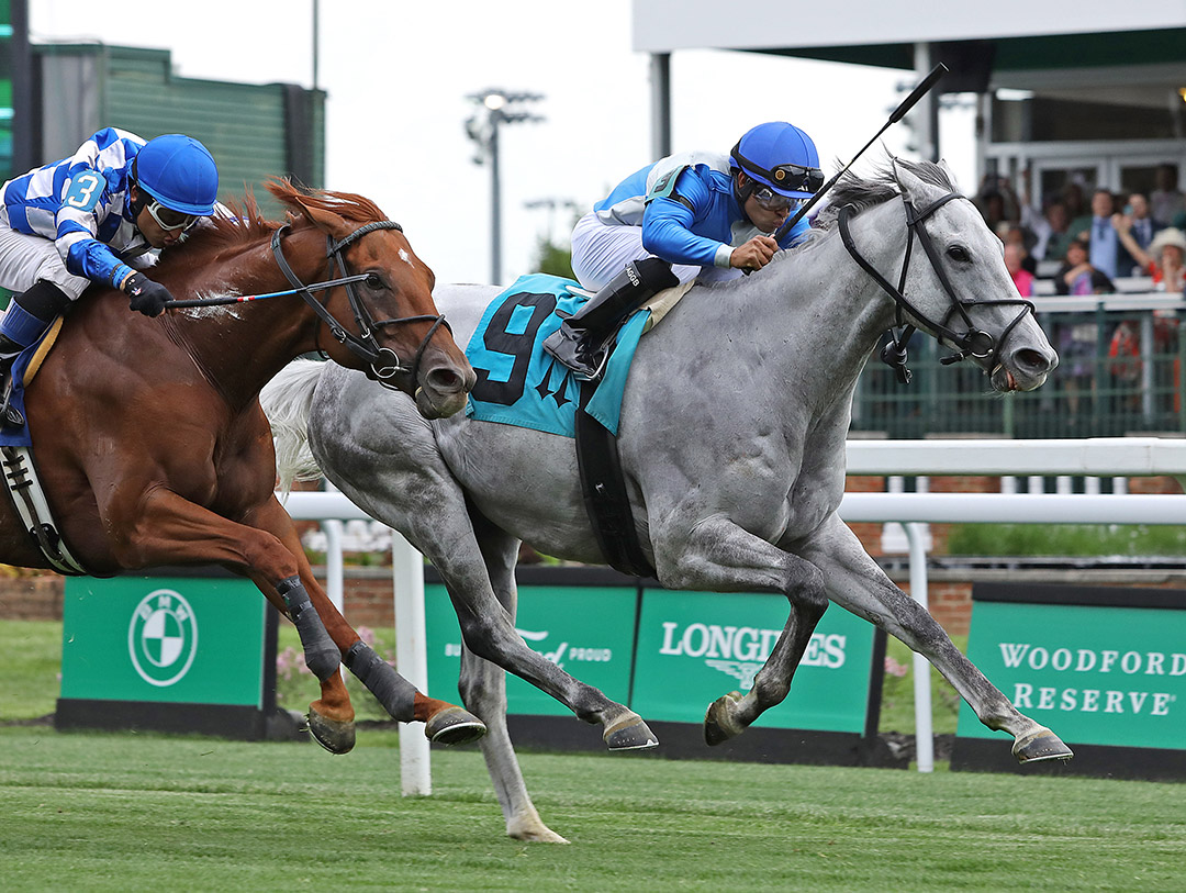 Gray's Fable wins the Opening Verse Stakes at Churchill Downs