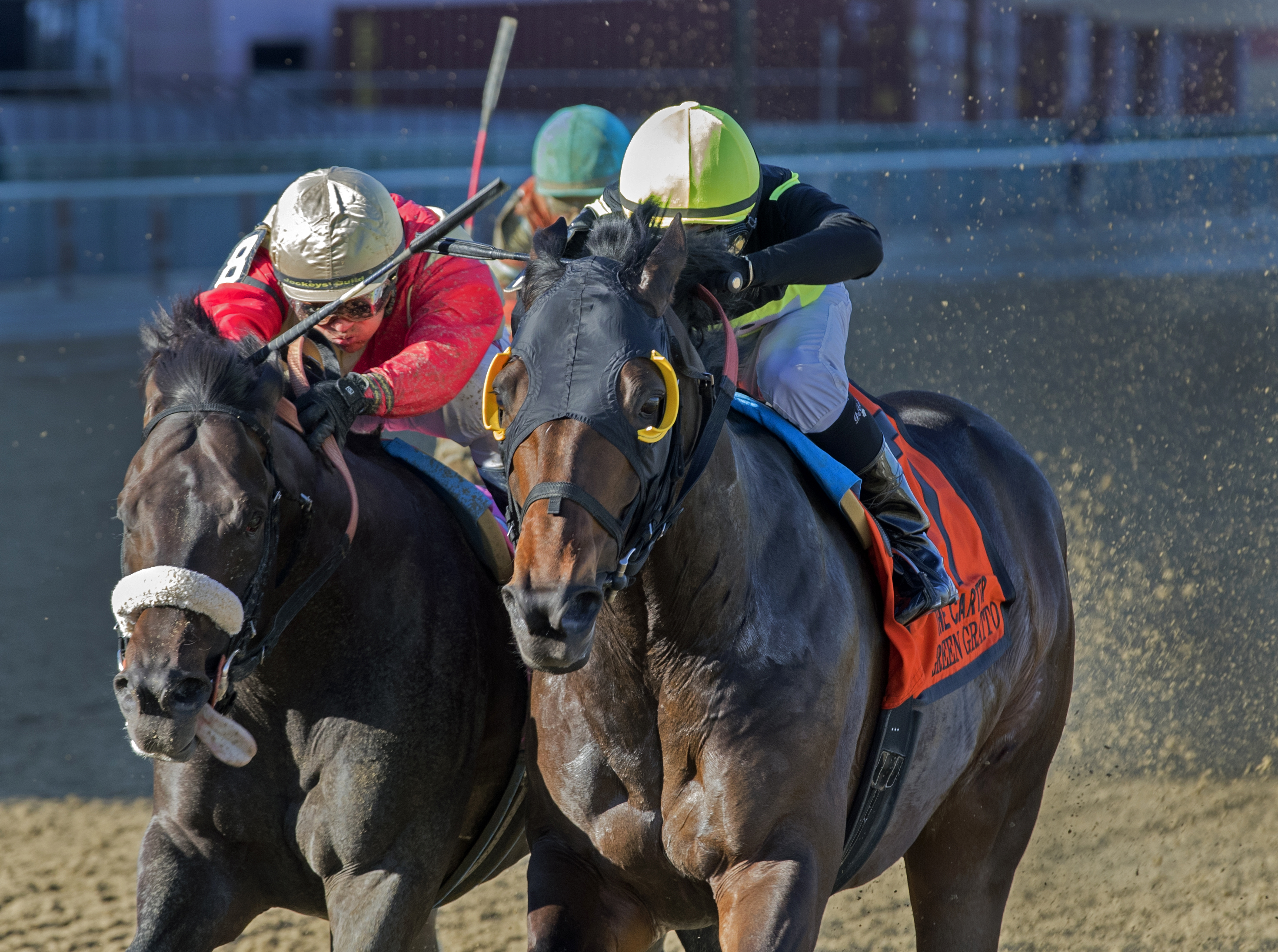 Green Gratto wins the Carter Handicap