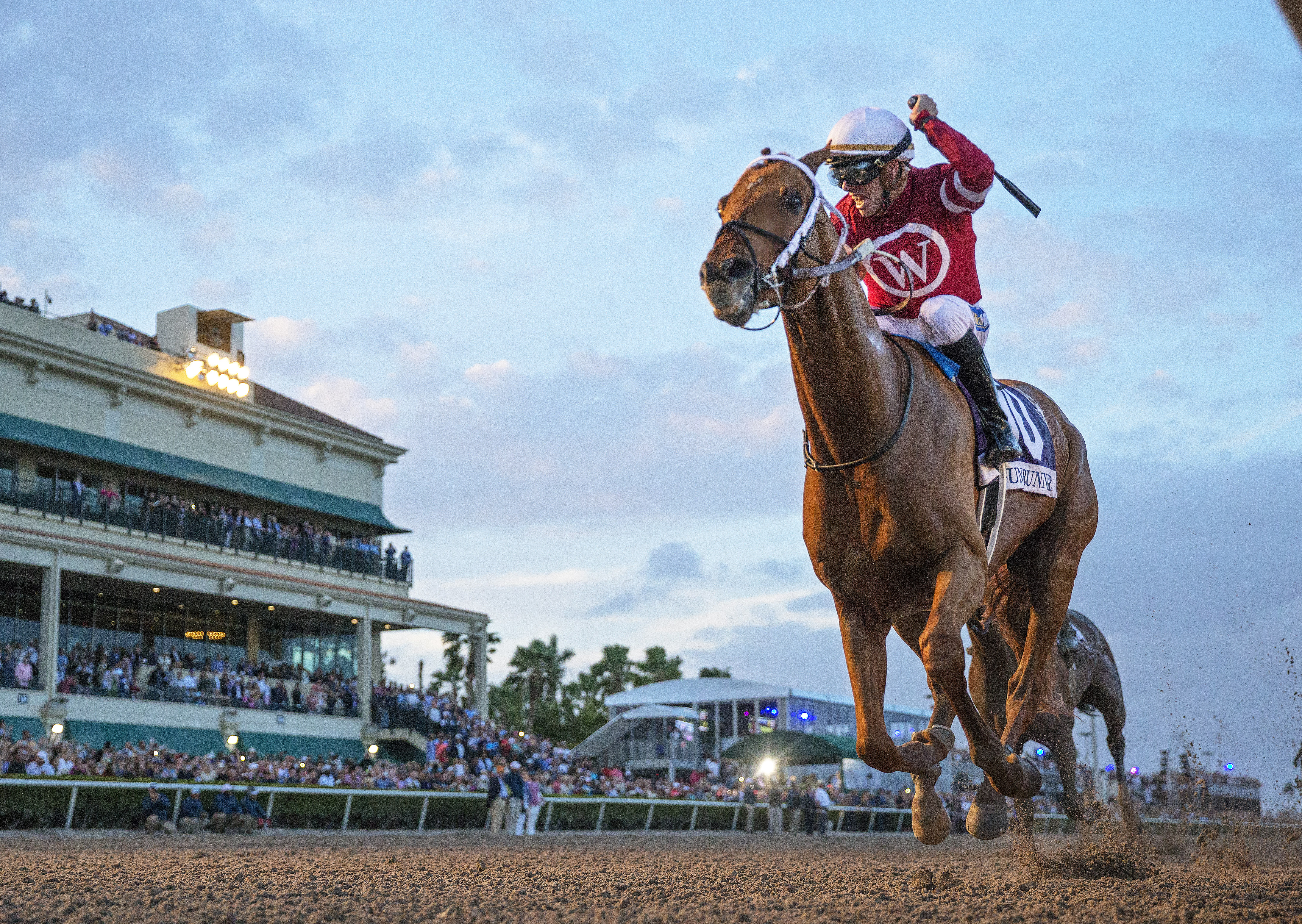 Gun Runner wins the 2018 Pegasus World Cup