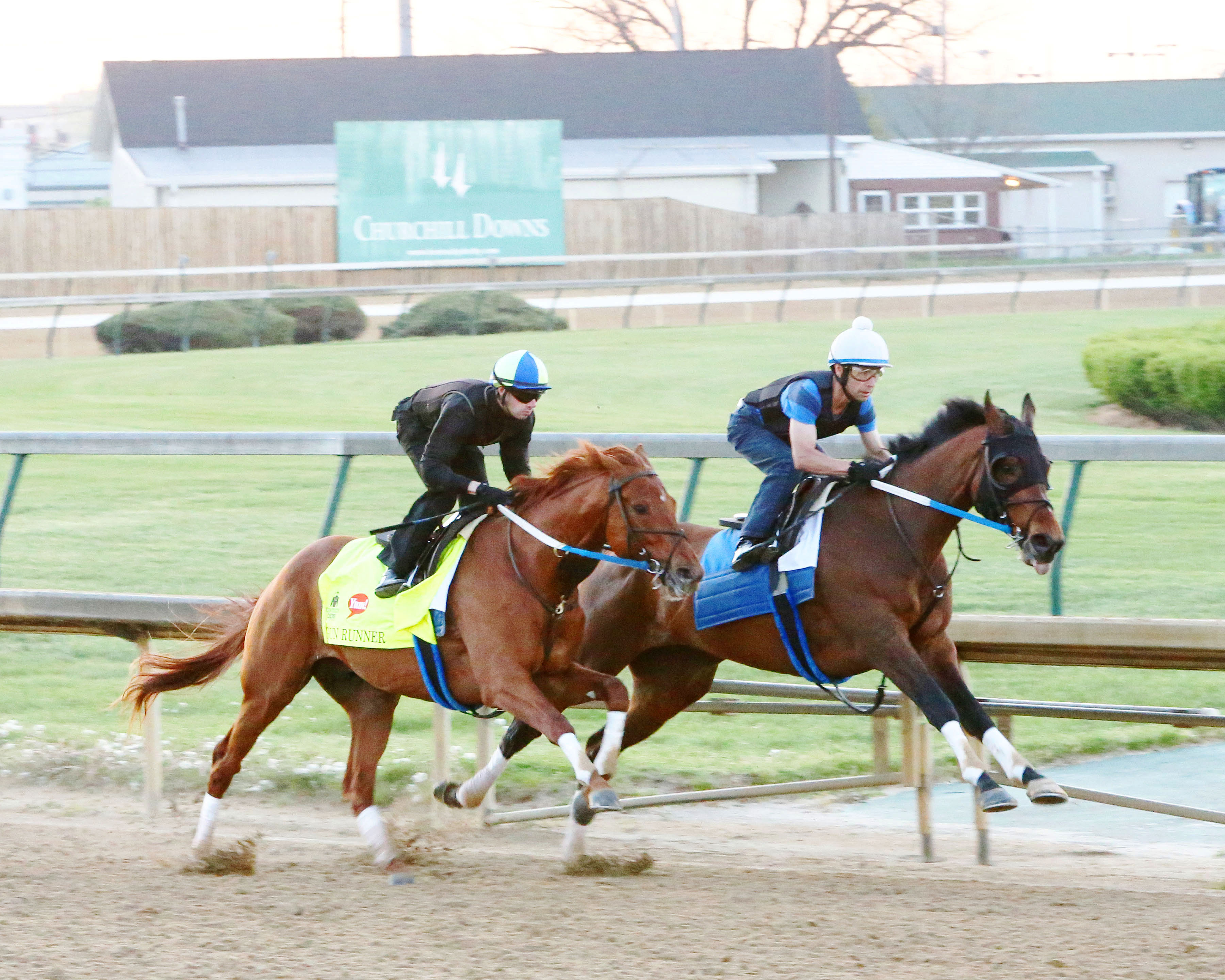 Gun Runner works at Churchill on April 18
