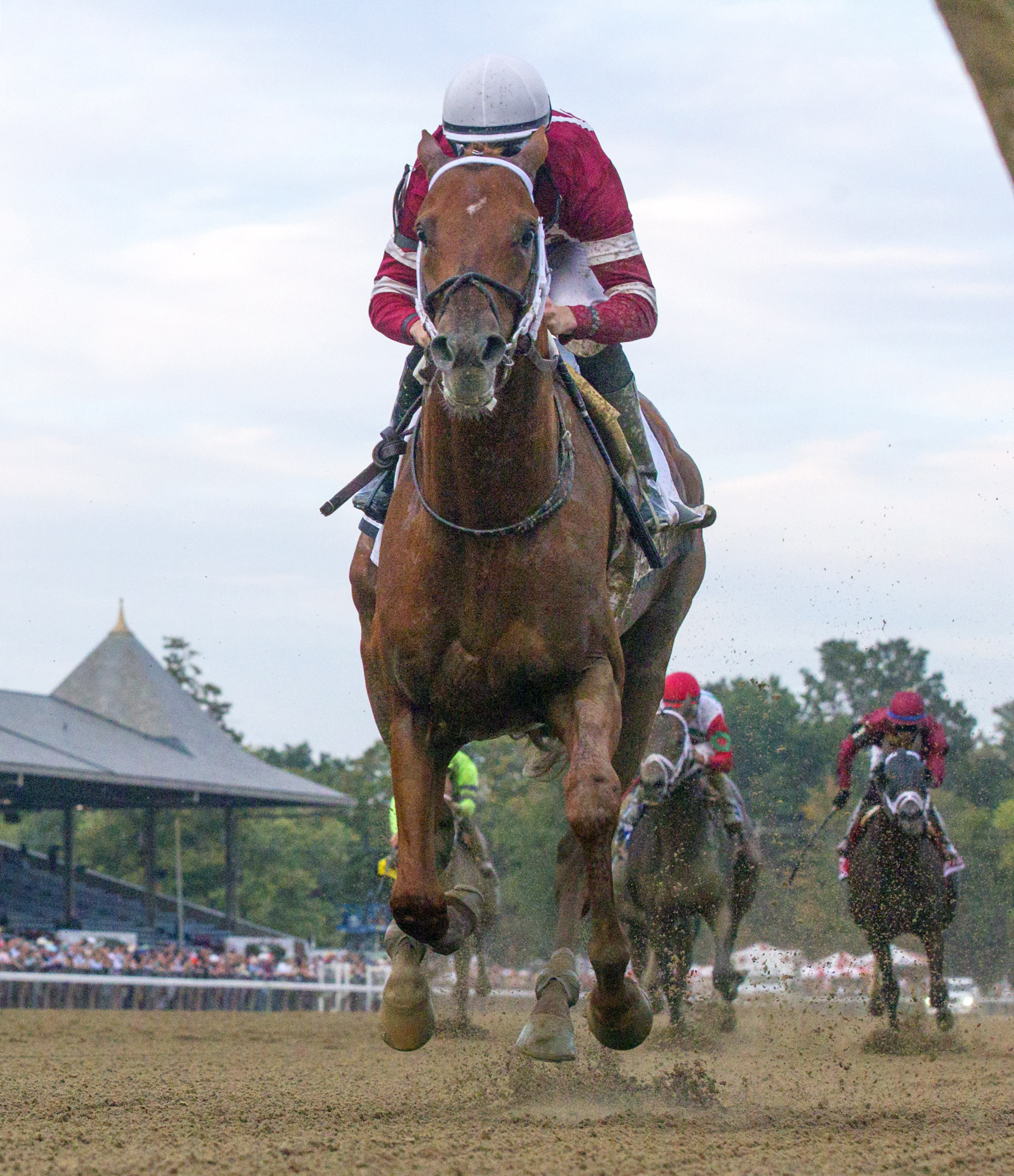 Gun Runner wins the Woodward 9.2.17