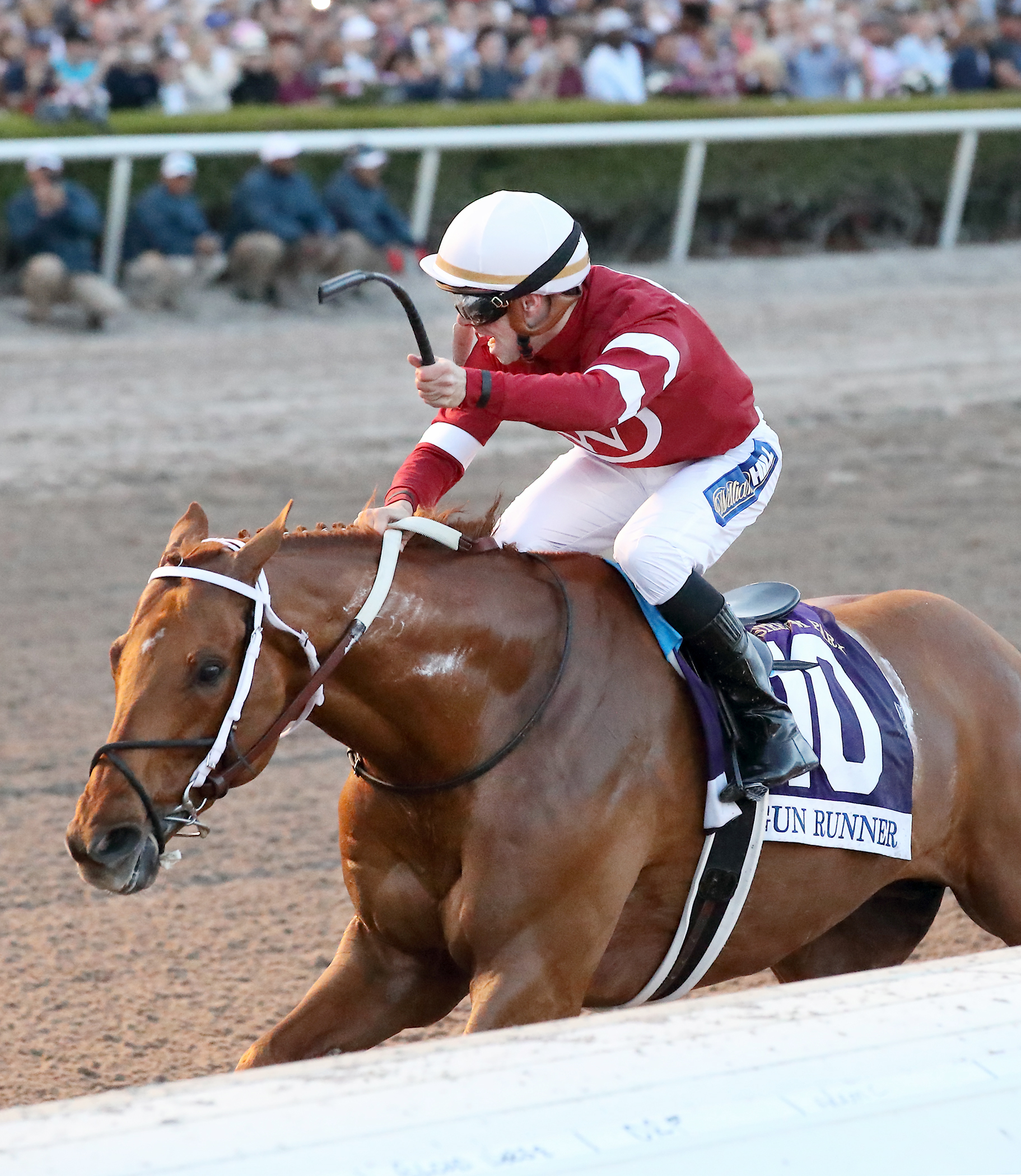 Gun Runner wins the Pegasus World Cup