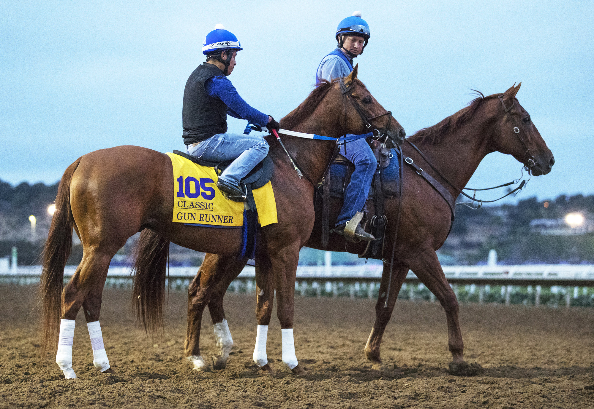 Gun Runner at Del Mar on Oct. 30
