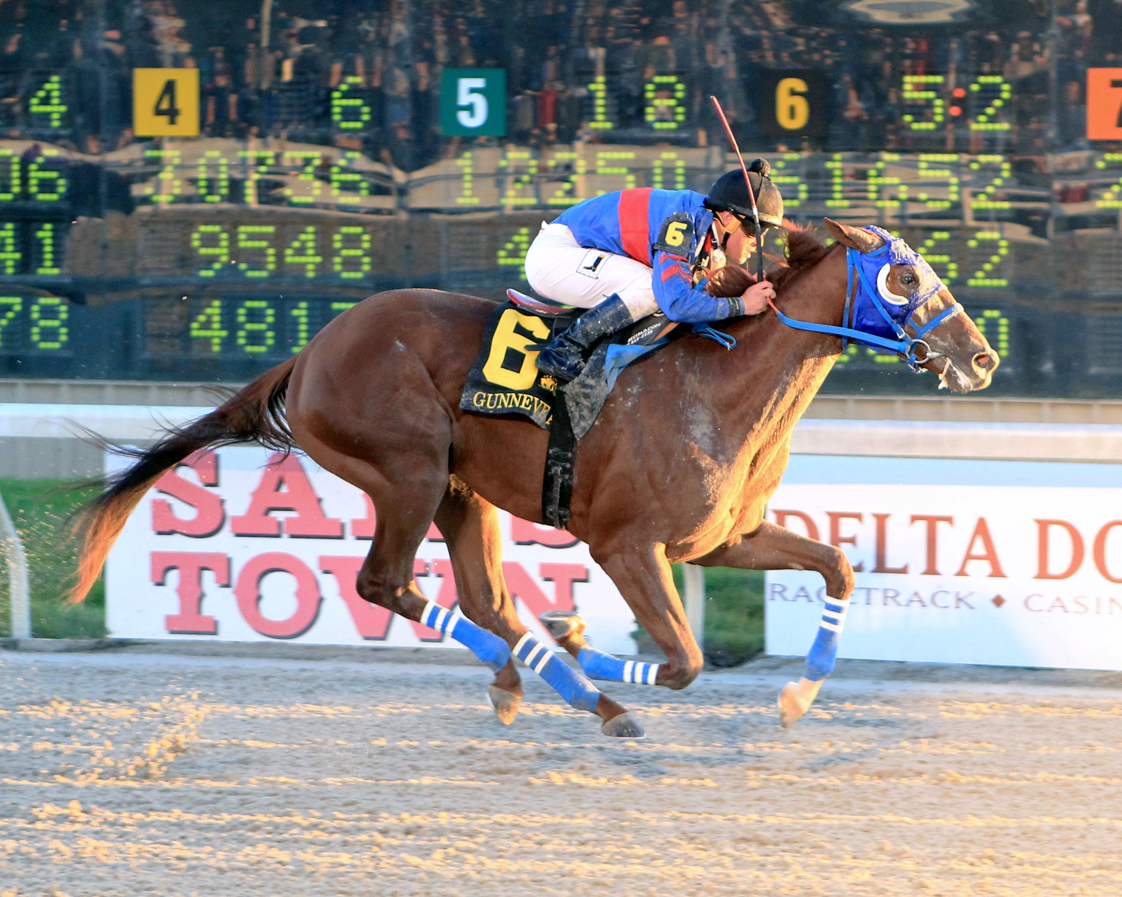 Gunnevera wins the Delta Down Jackpot