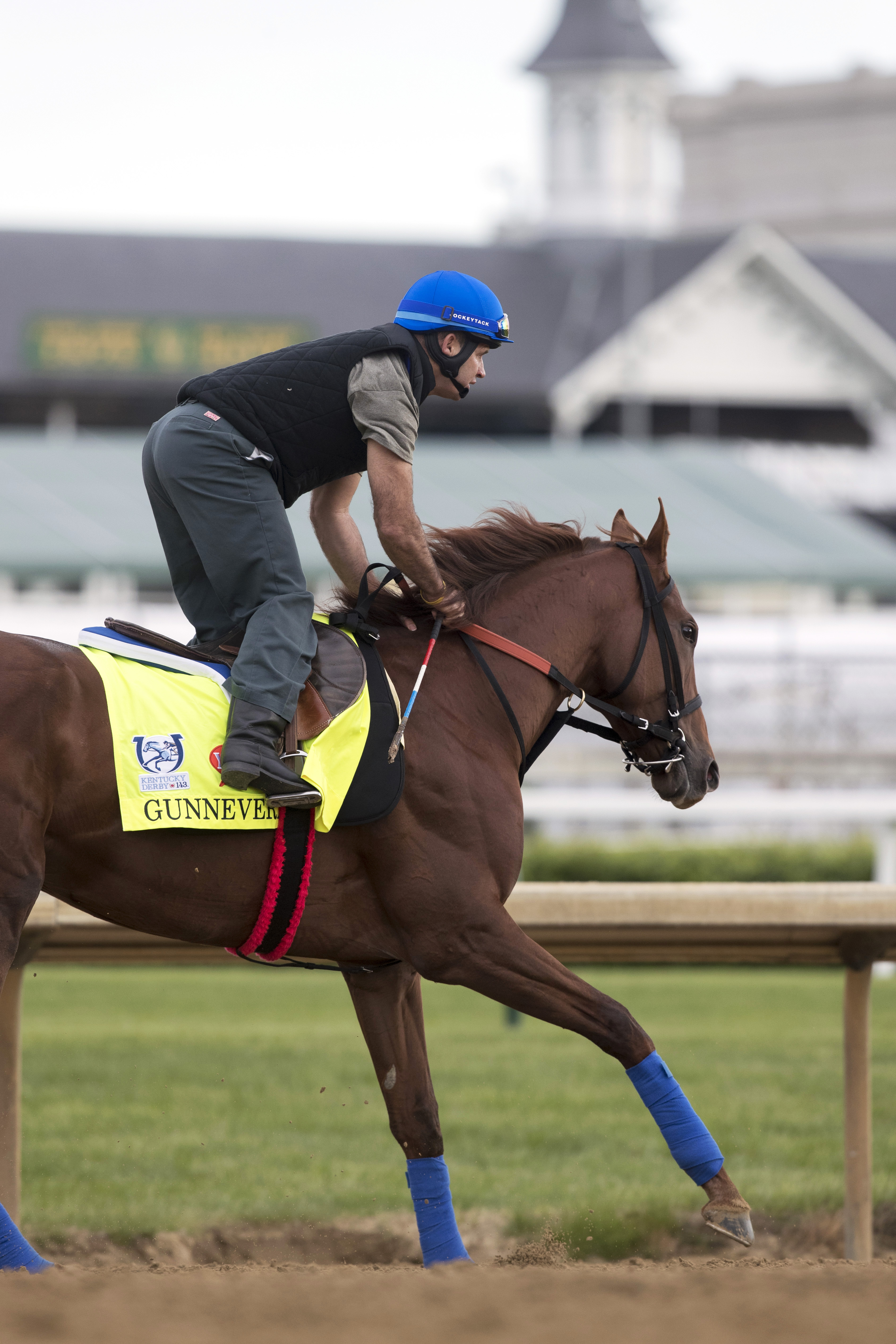 Gunnevera trains at Churchill on May 3