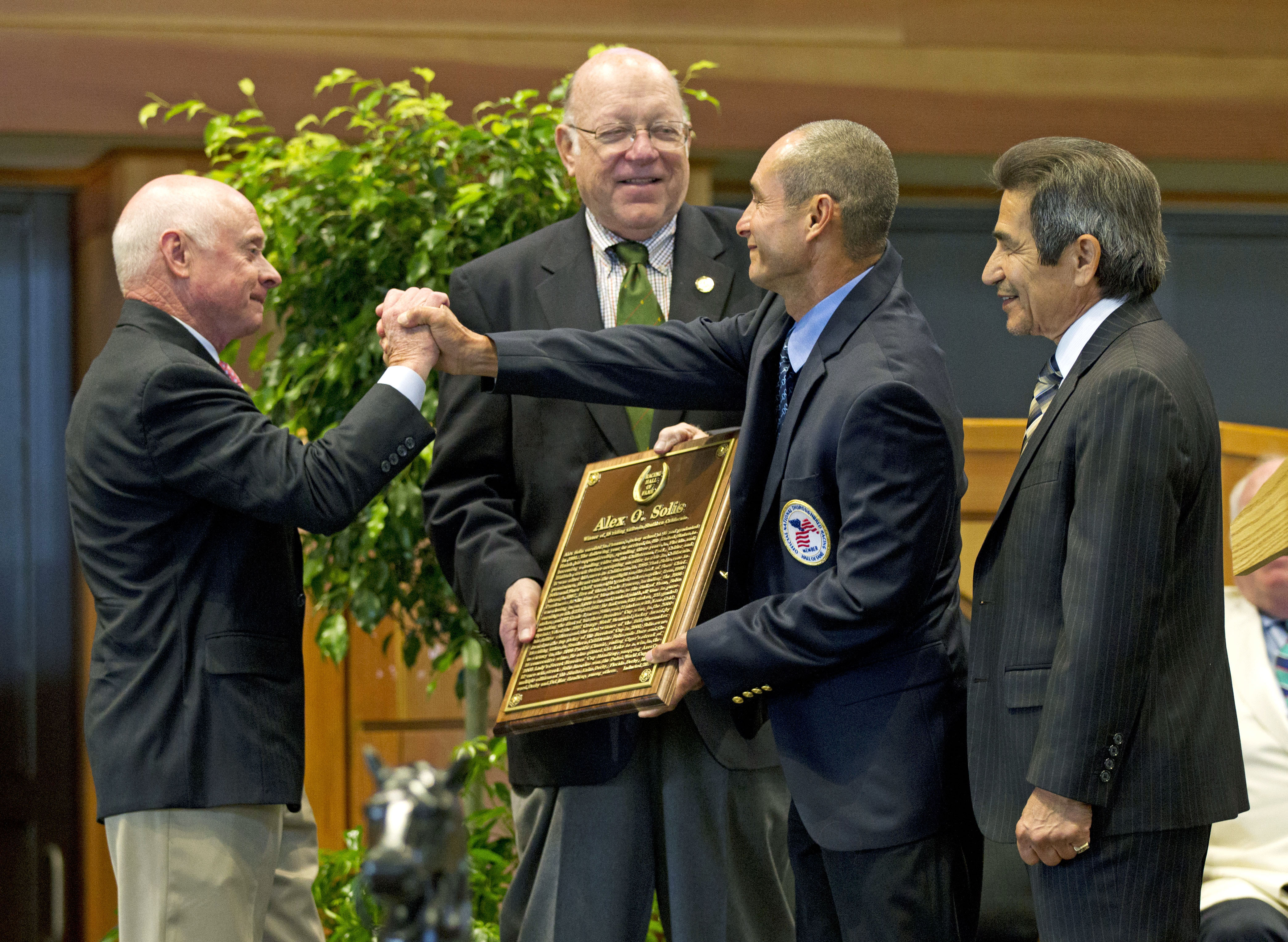 Alex Solis is inducted to the Hall of Fame