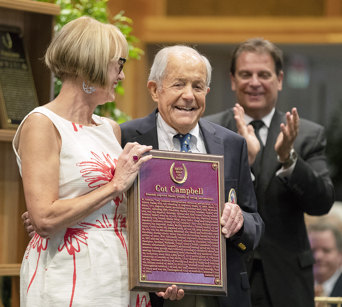 Cot Campbell is inducted in the Hall of Fame