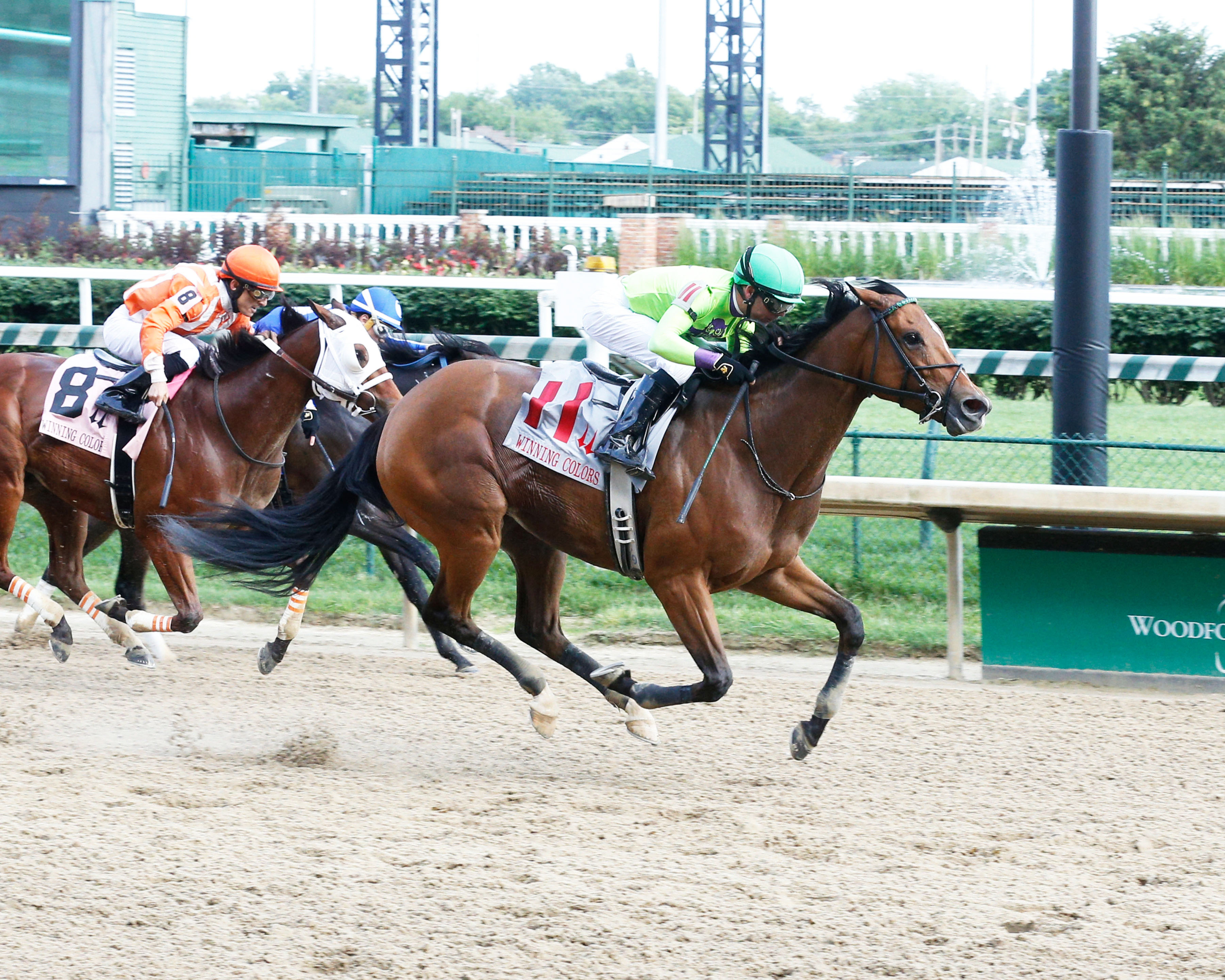 Honey Bunny wins the 2019 Winning Colors Stakes