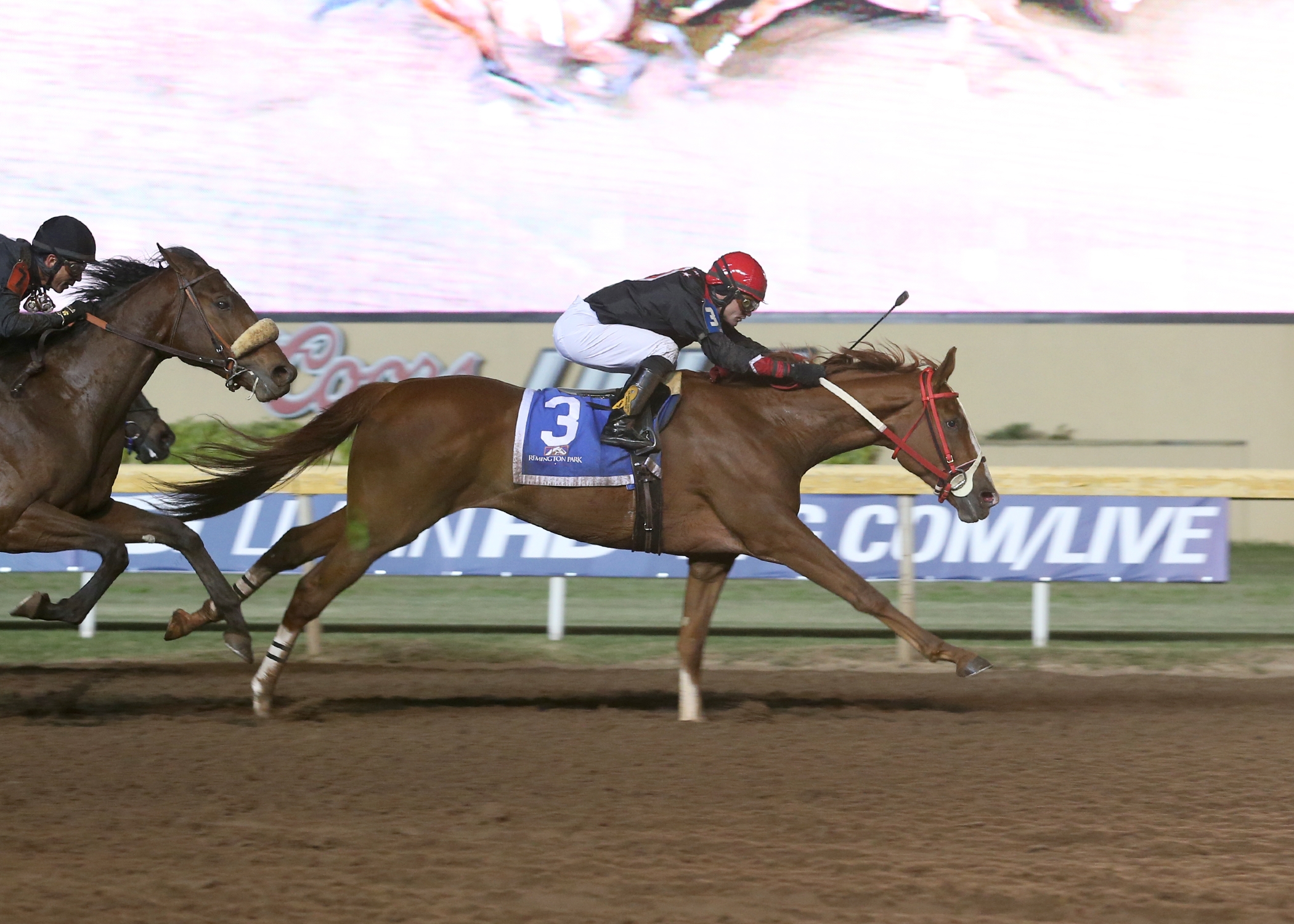 Hallelujah Hit wins the 2016 Don C. McNeill Stakes at Remington