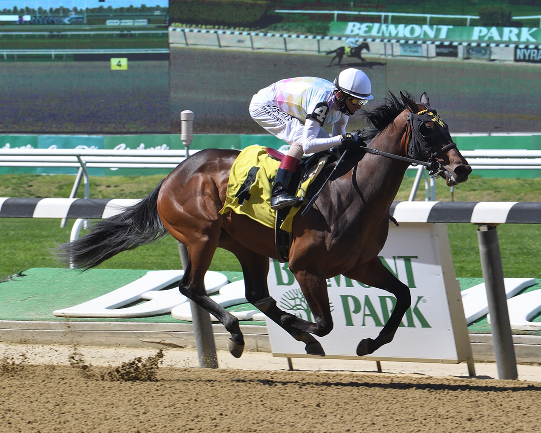 Happy Soul wins a May 13 maiden race at Belmont Park