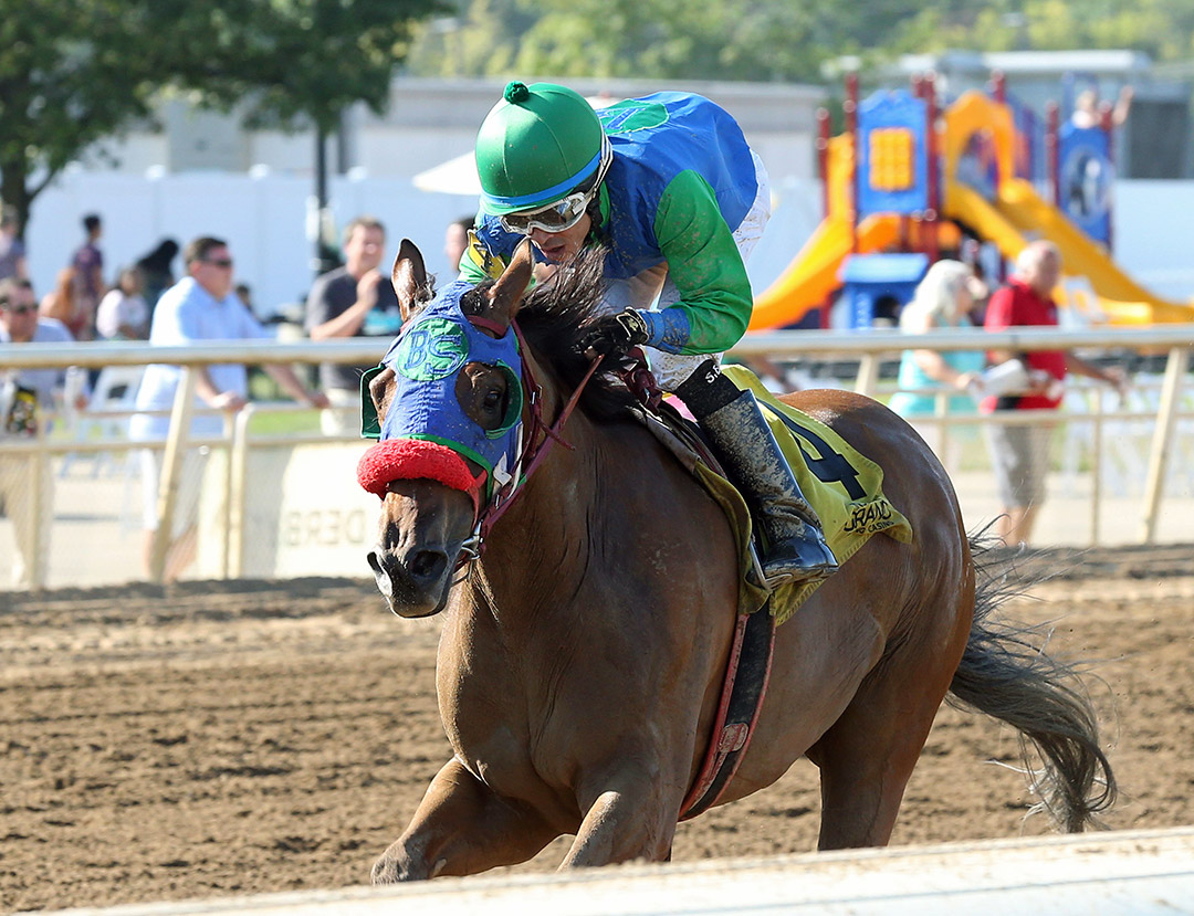 Hard Luck Justice wins the 2021 Governor's Stakes at Indiana Grand
