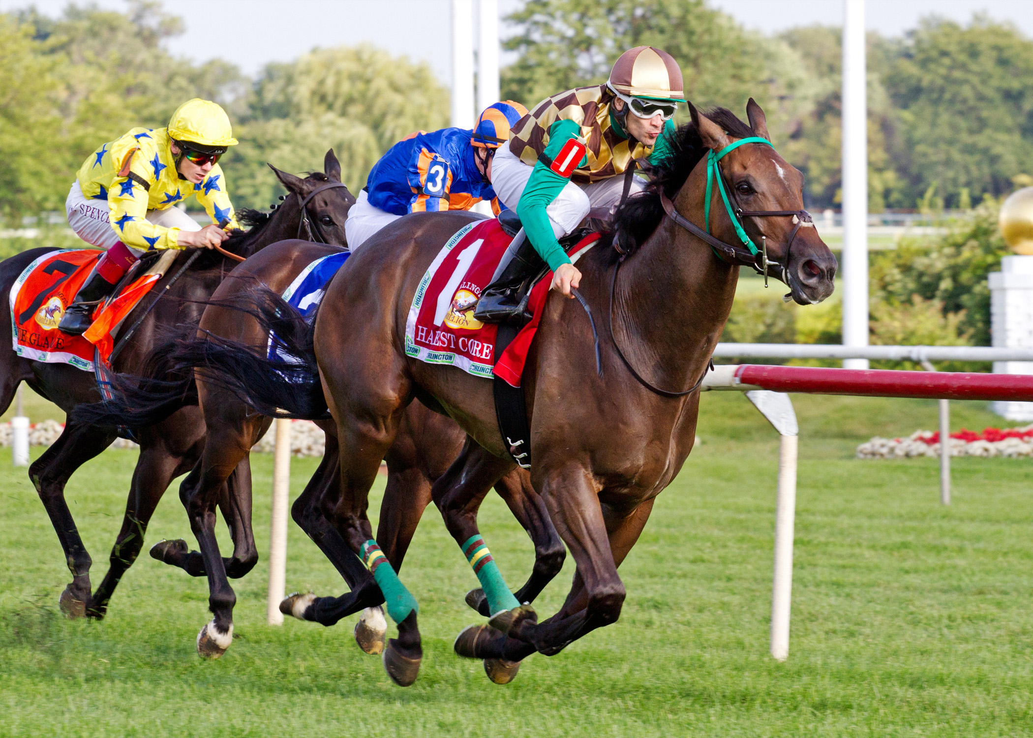 Hardest Core wins the Arlington Million
