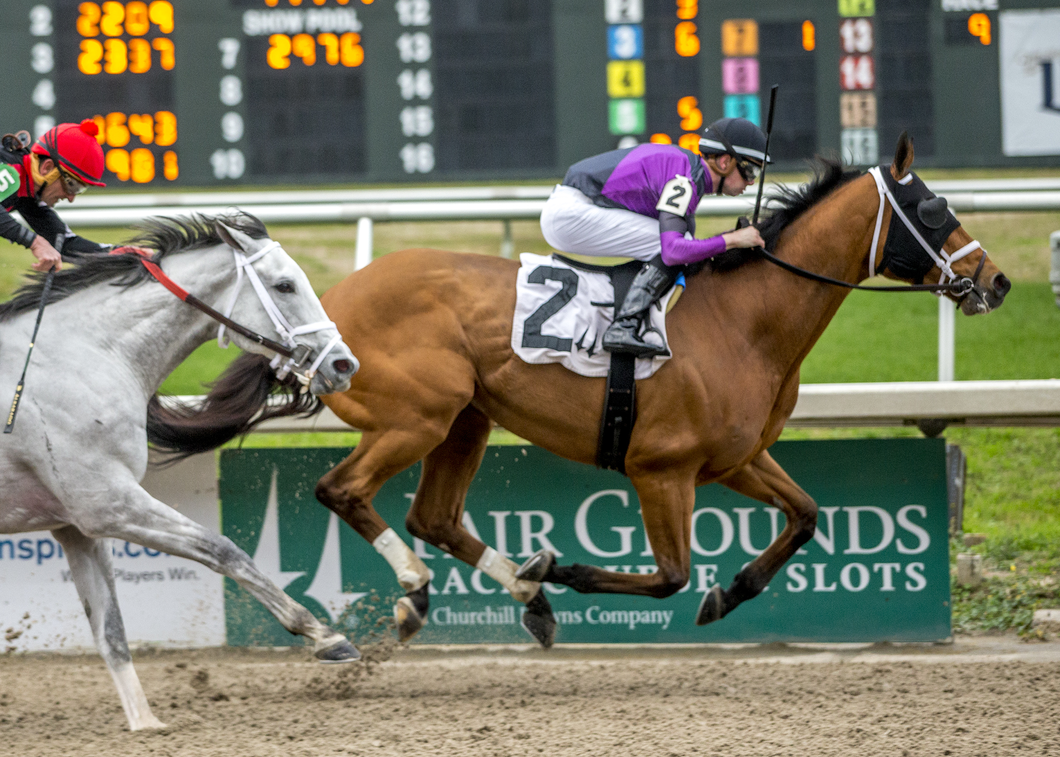 Harlan Punch wins 2019 Louisiana Stakes