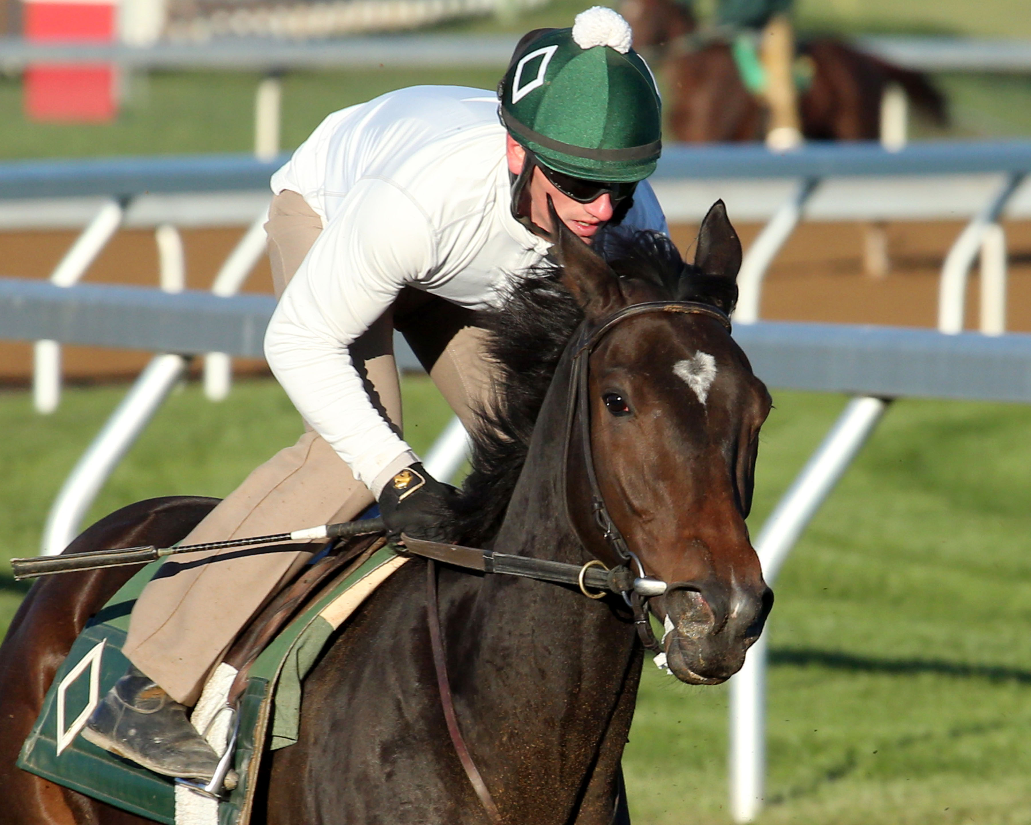 Harmonize trains at Keeneland on Oct. 19