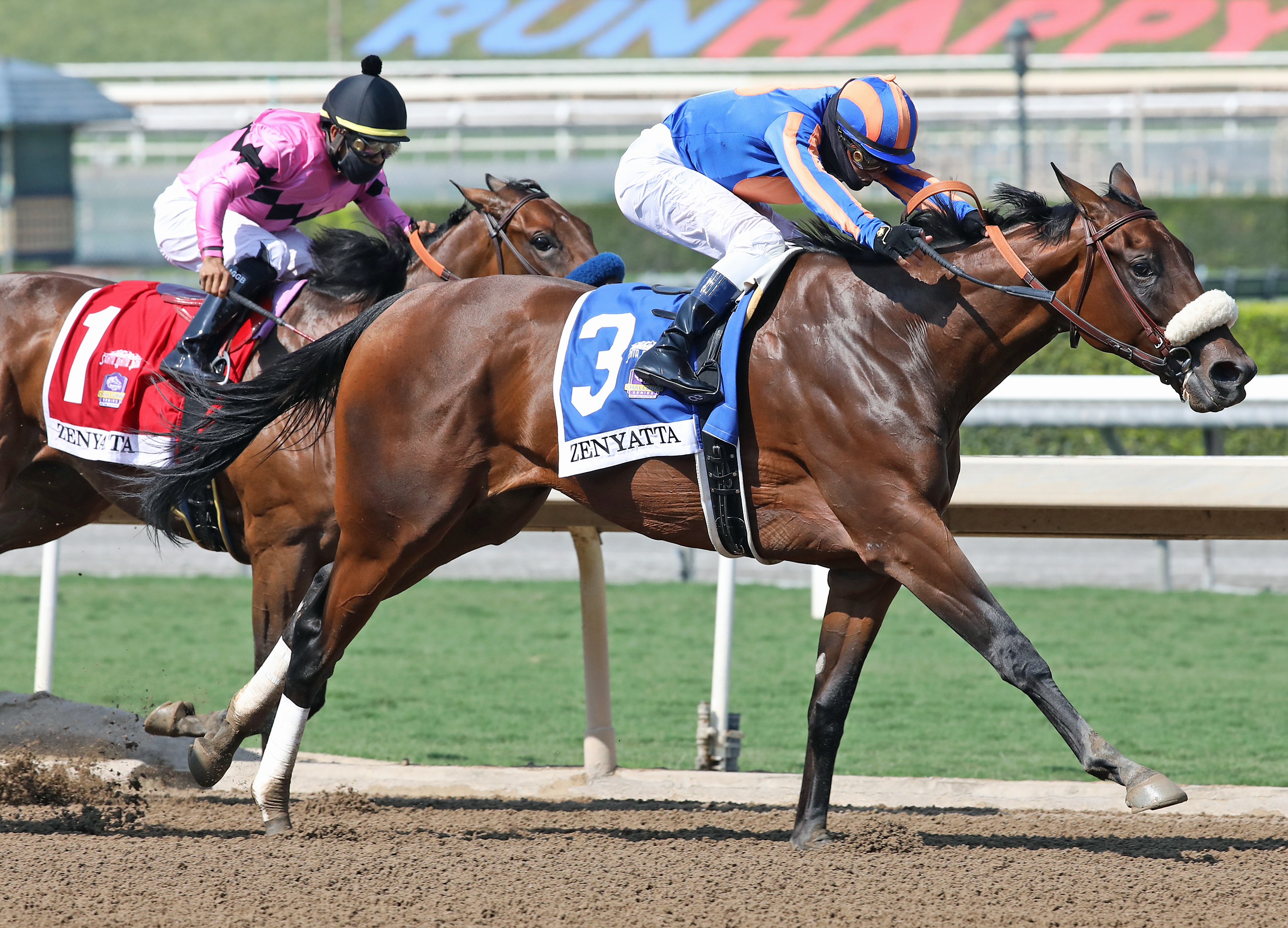 Harvest Moon wins Zenyatta Stakes 9-27-2020