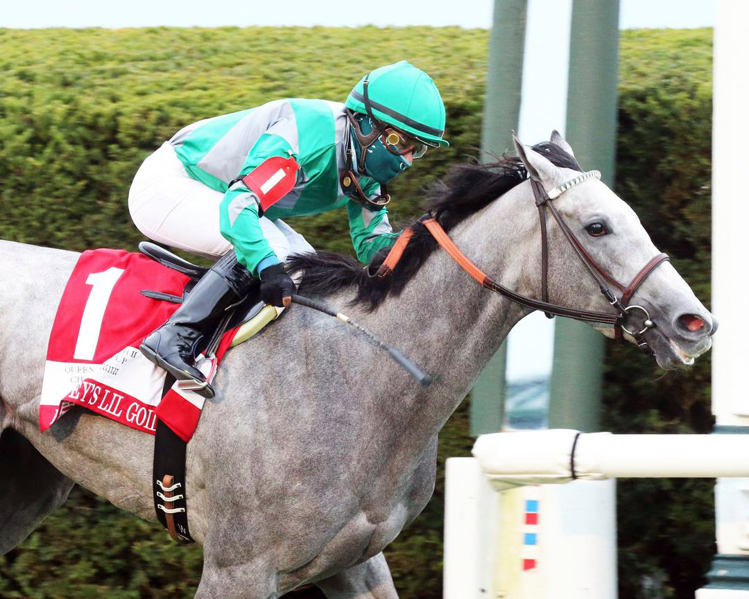 Harvey's Lil Goil wins the 2020 Queen Elizabeth II Challenge Cup at Keeneland