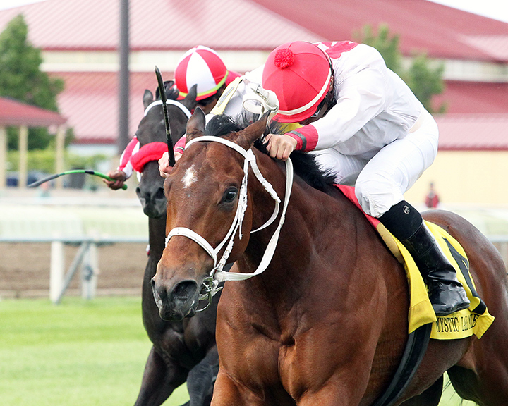 Hay Dakota wins the 2017 Mystic Mile at Canterbury Park
