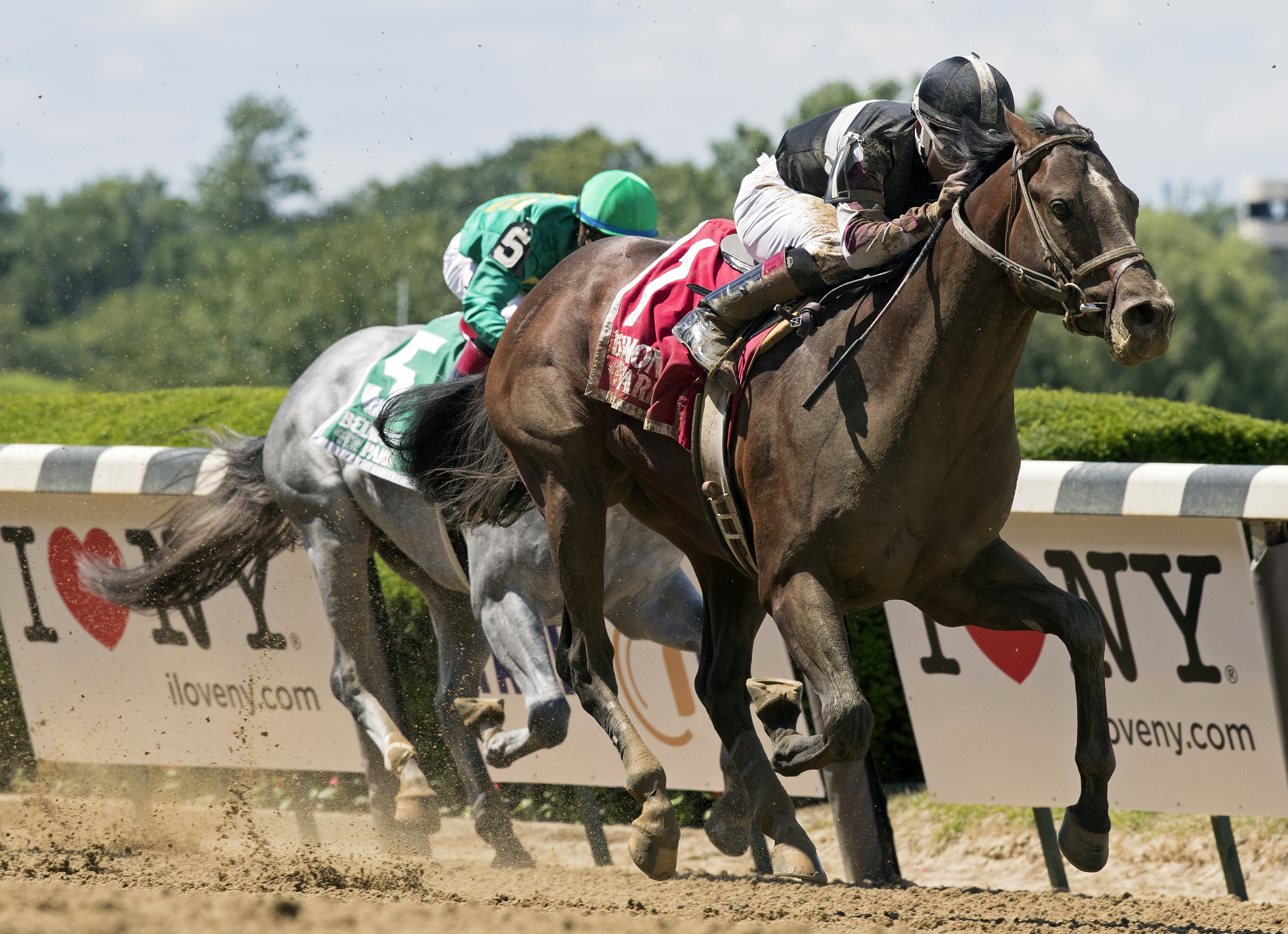 He Hate Me wins the Tremont Stakes