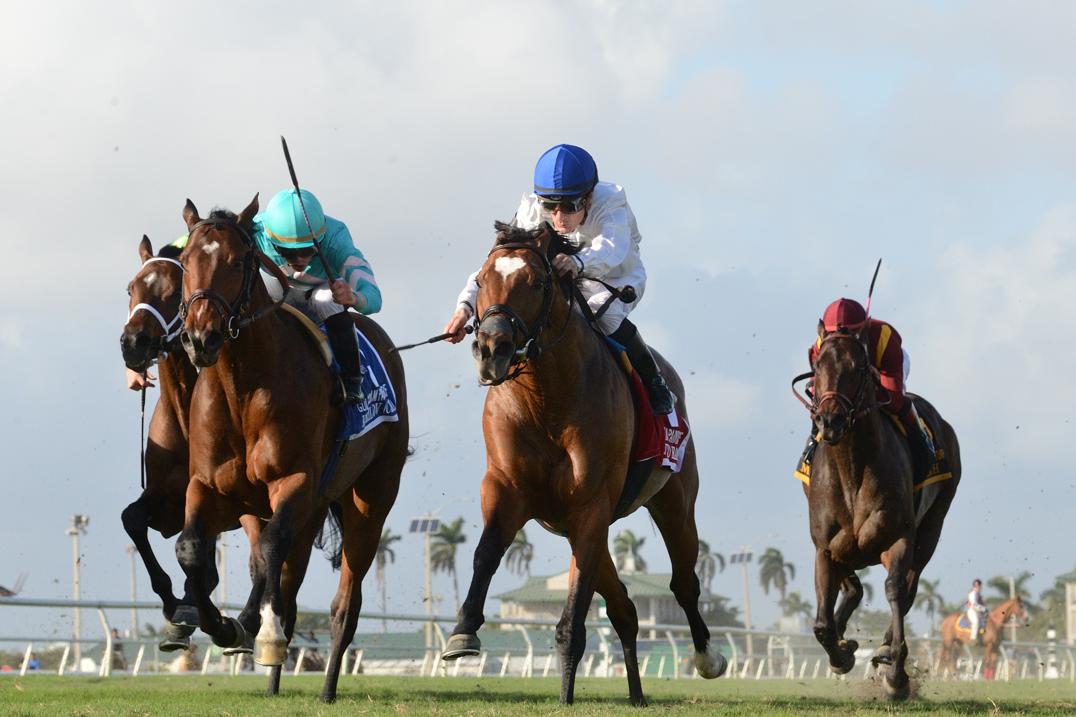 Heart to Heart wins 2018 Gulfstream Park Turf