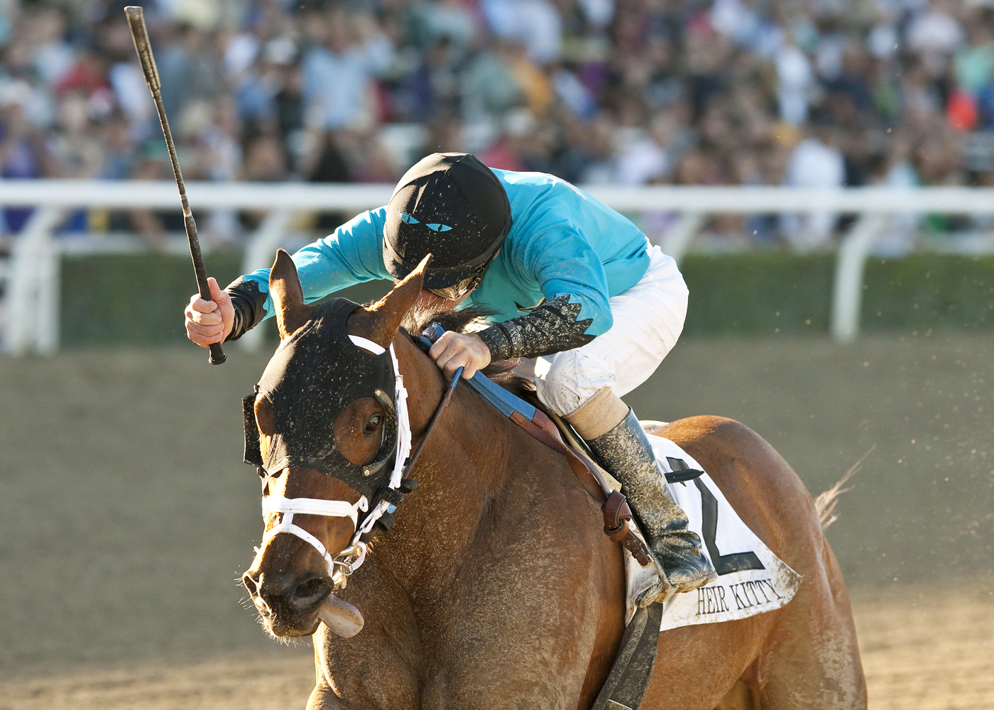Heir Kitty wins the 2013 La Brea