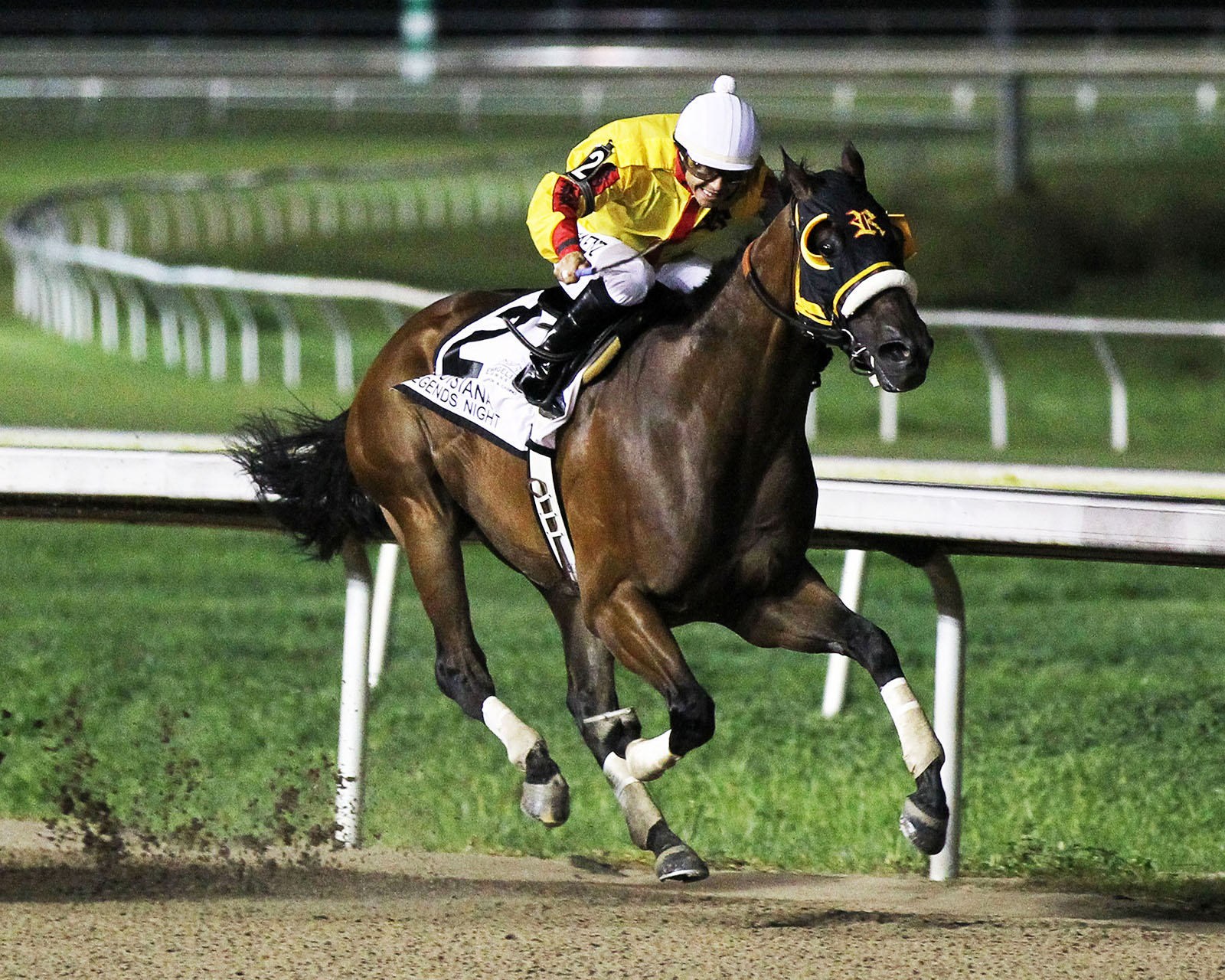 Heitai wins the Louisiana Legends Sprint