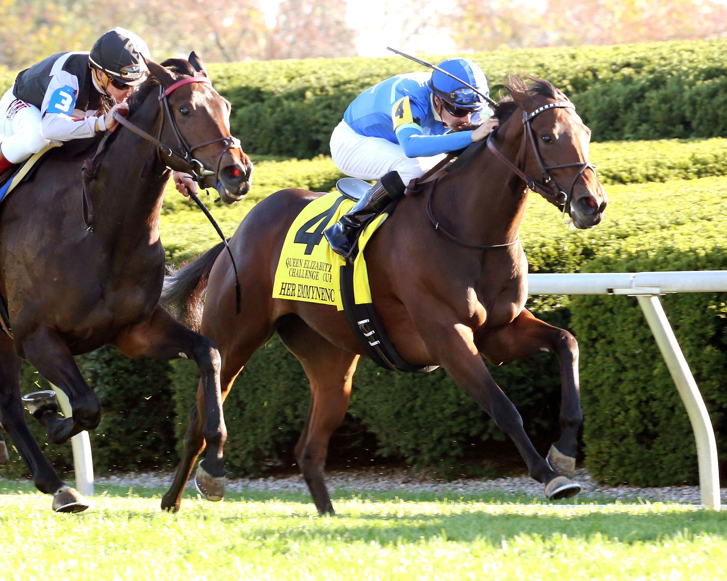 Her Emmynency wins the Queen Elizabeth II Challenge Cup