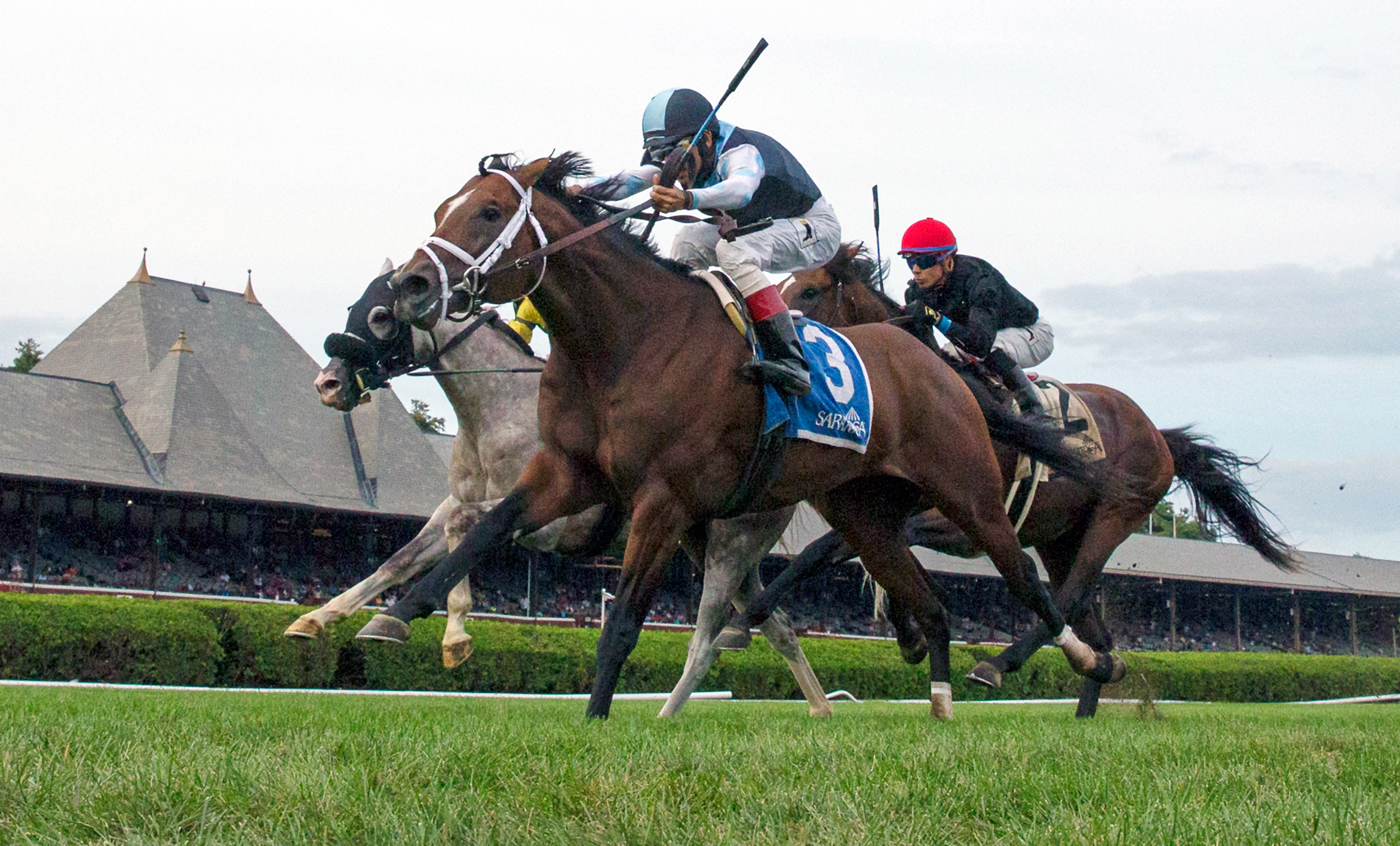 Hieroglyphics wins the 2017 Better Talk Now Stakes at Saratoga Race Course