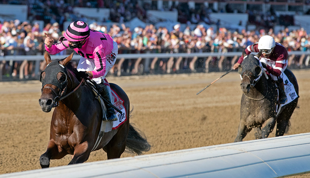 High Oak wins the 2021 Saratoga Special Stakes at Saratoga Race Course