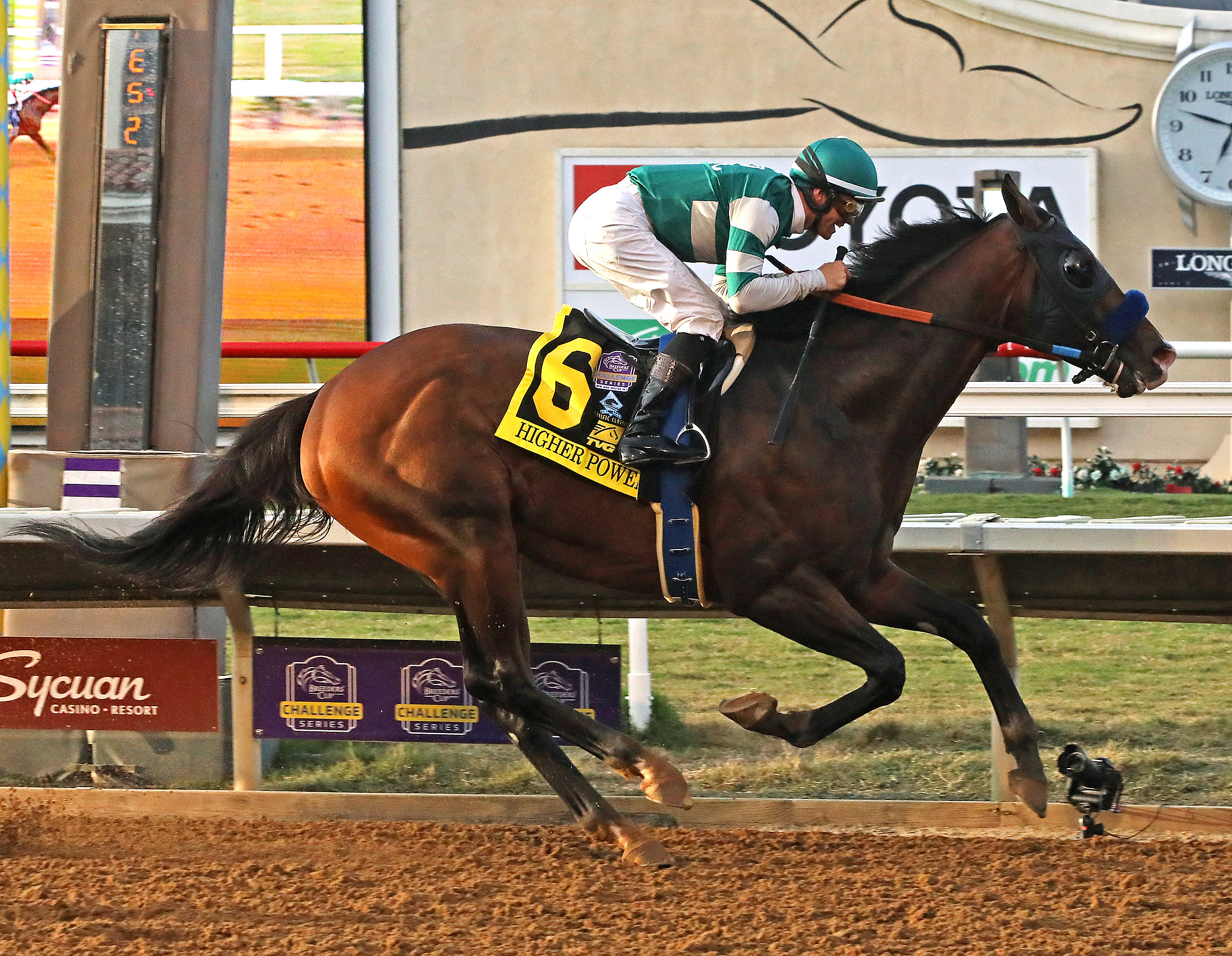 Higher Power wins the 2019 Pacific Classic at Del Mar