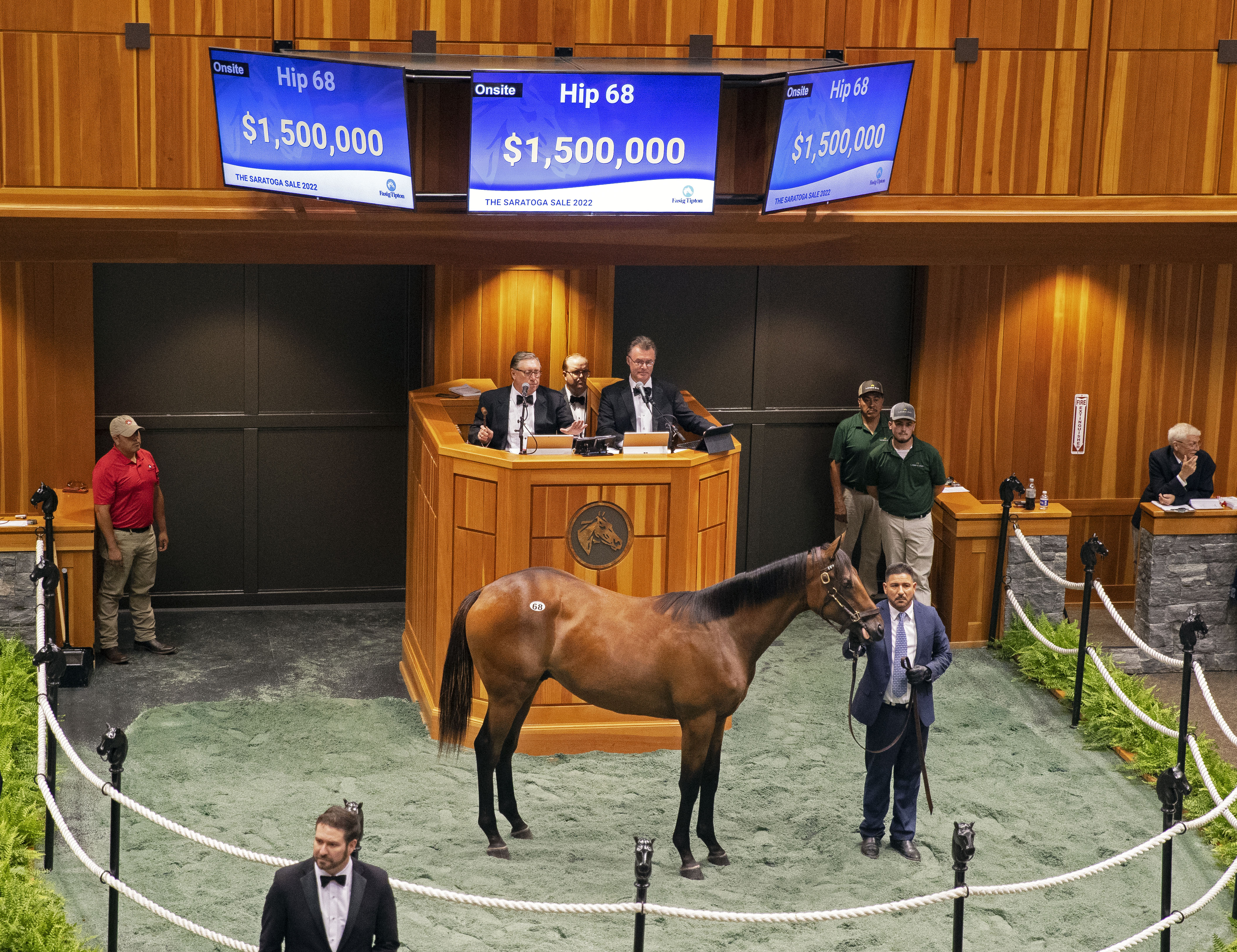 $1.5 million Uncle Mo colt tops first night at Fasig-Tipton Saratoga sale