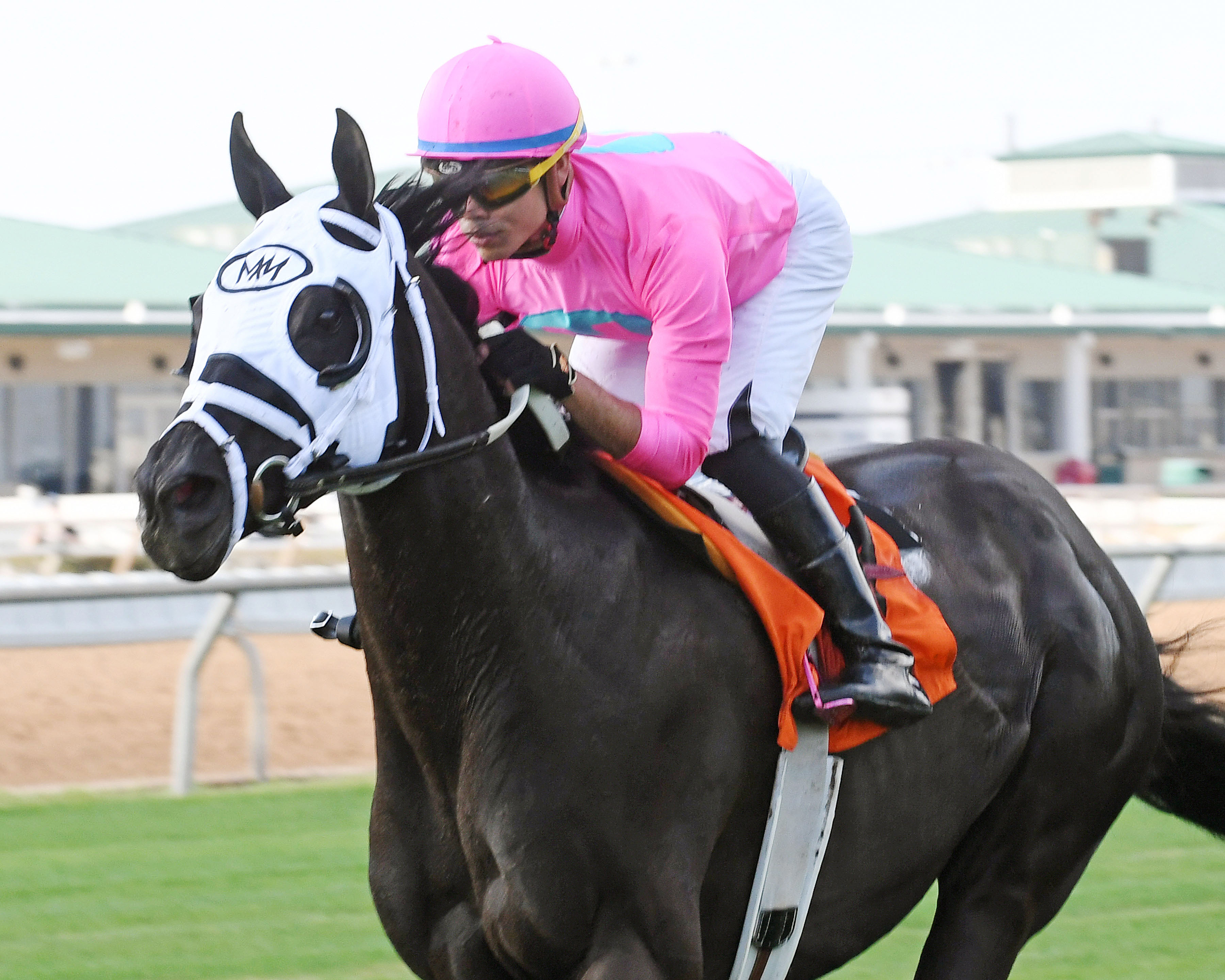 Hogy wins the 2018 Frontier Utilities Turf Sprint