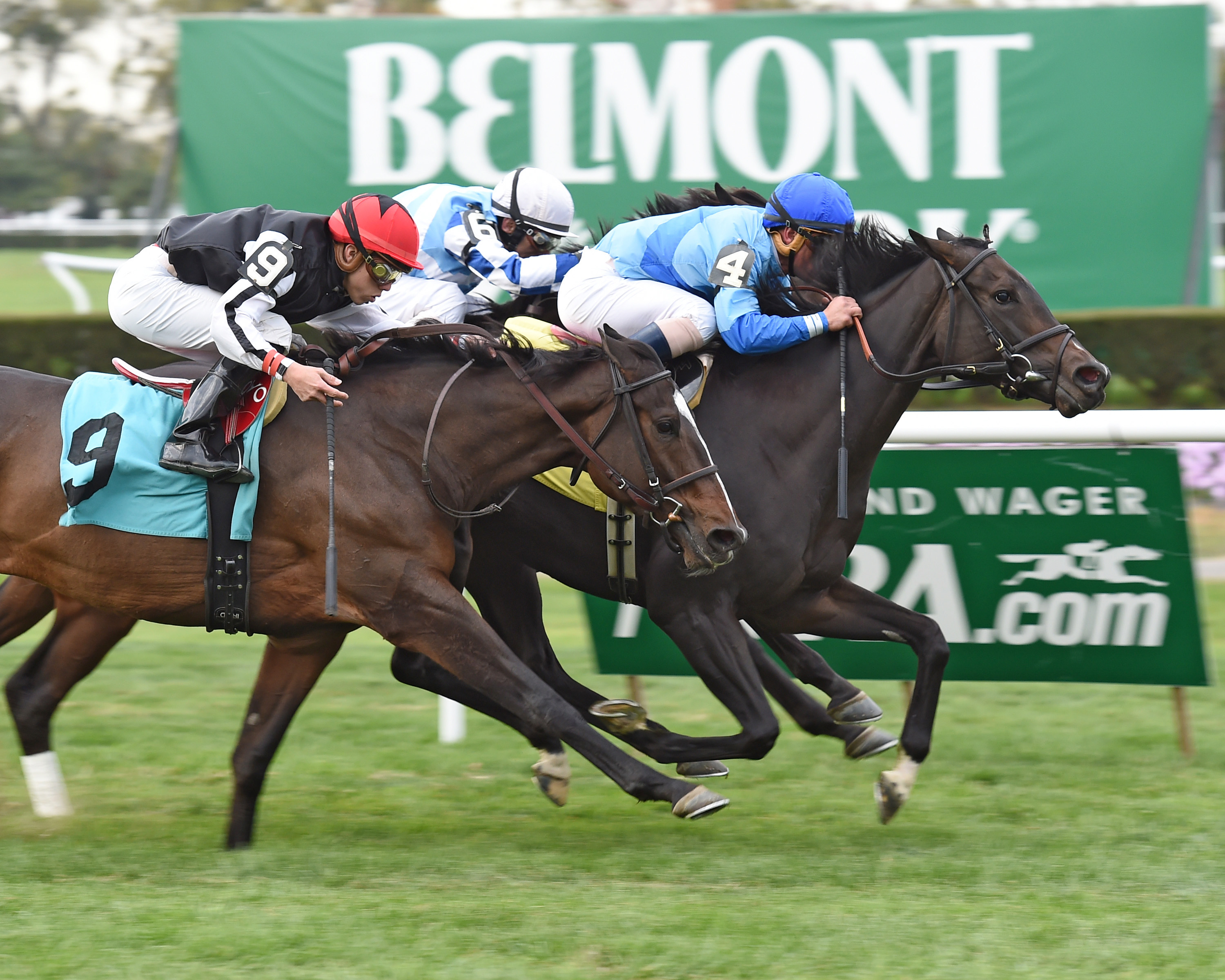 Hope Cross wins an optional claiming race at Belmont Park