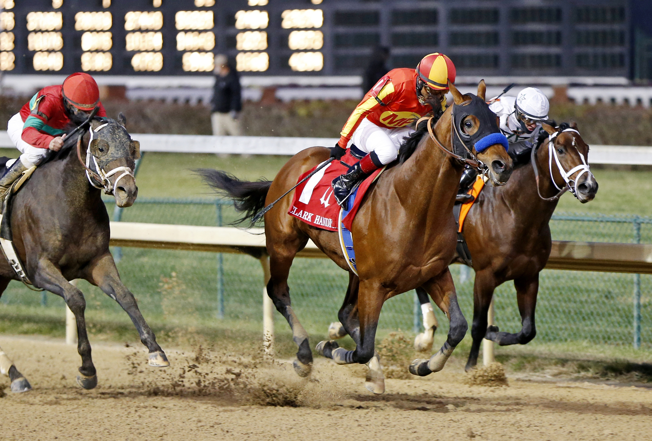 Hoppertunity wins the Clark Handicap