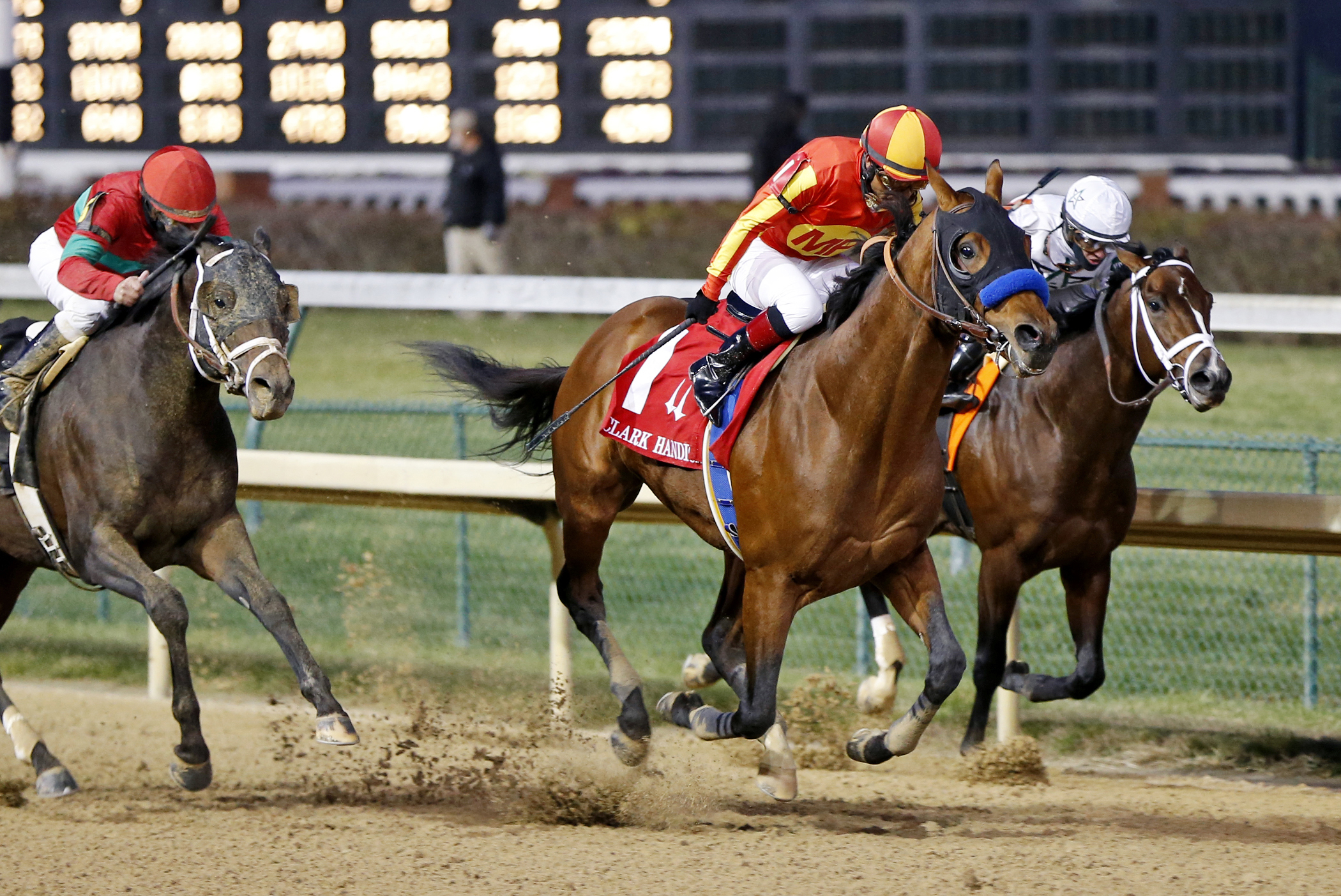 Hoppertunity wins the Clark Handicap